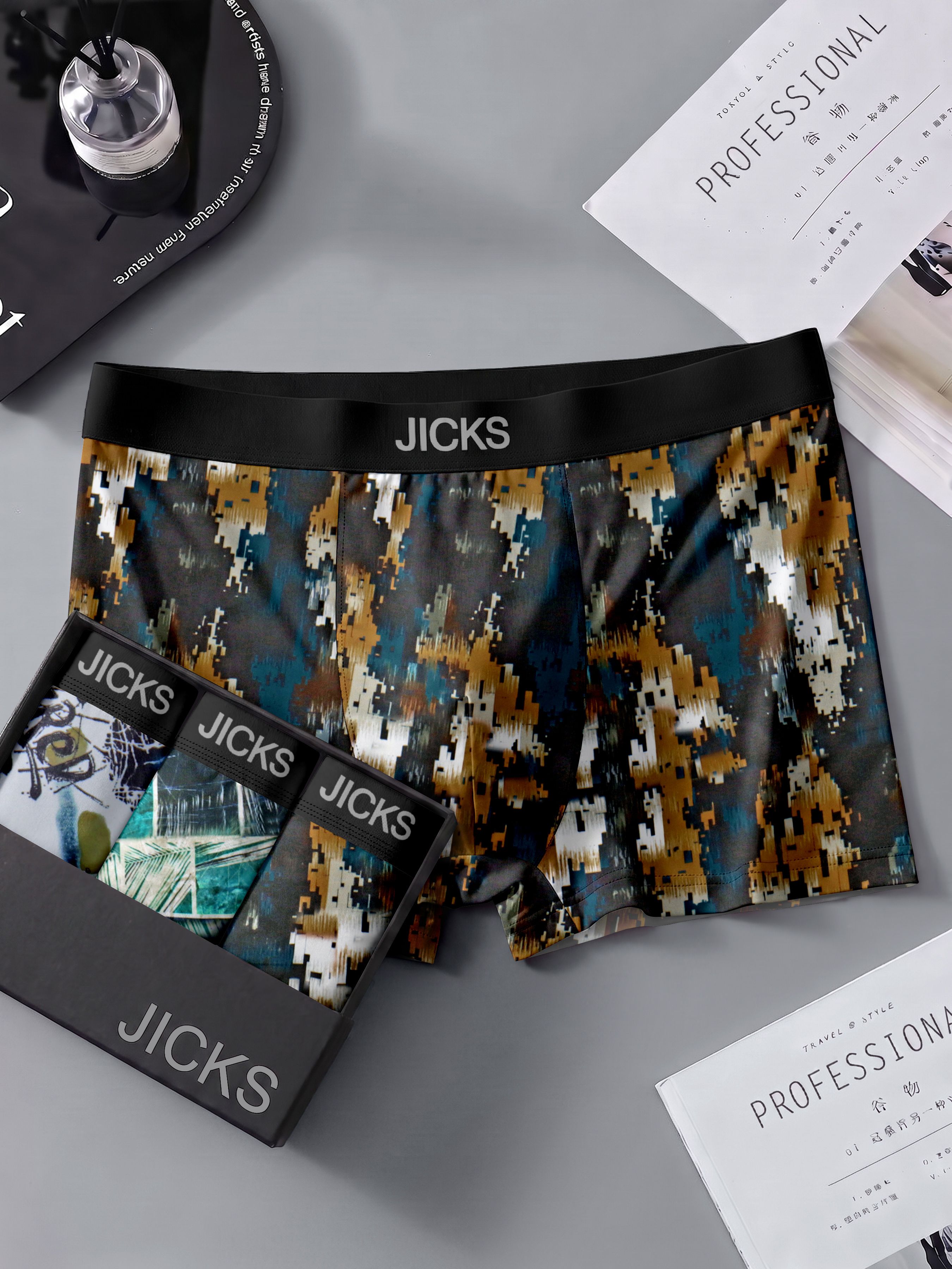 jicks Pack of 3 Printed Men Trunk-picture-34