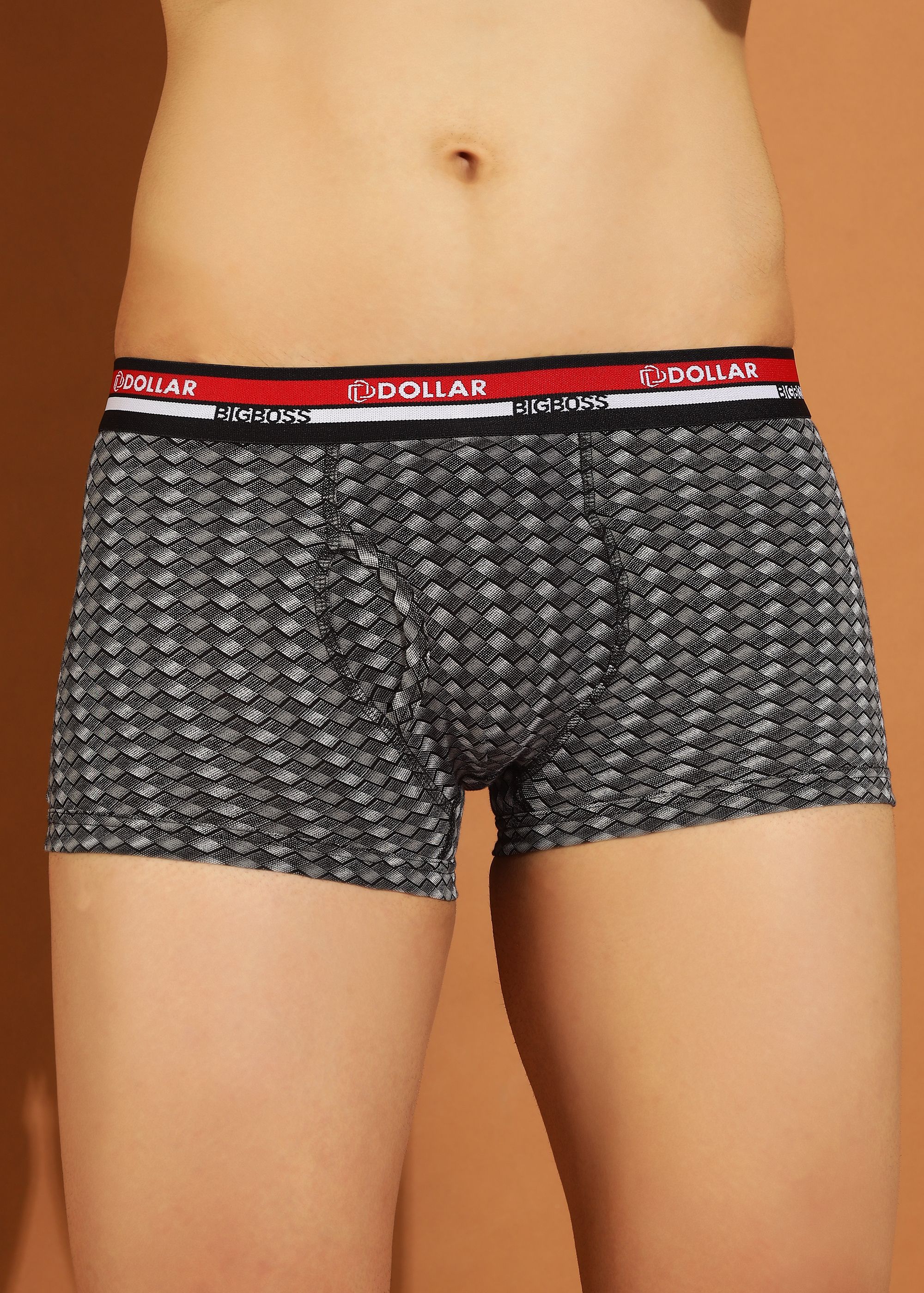 Pack of 3 Combed Cotton Printed Men Trunk