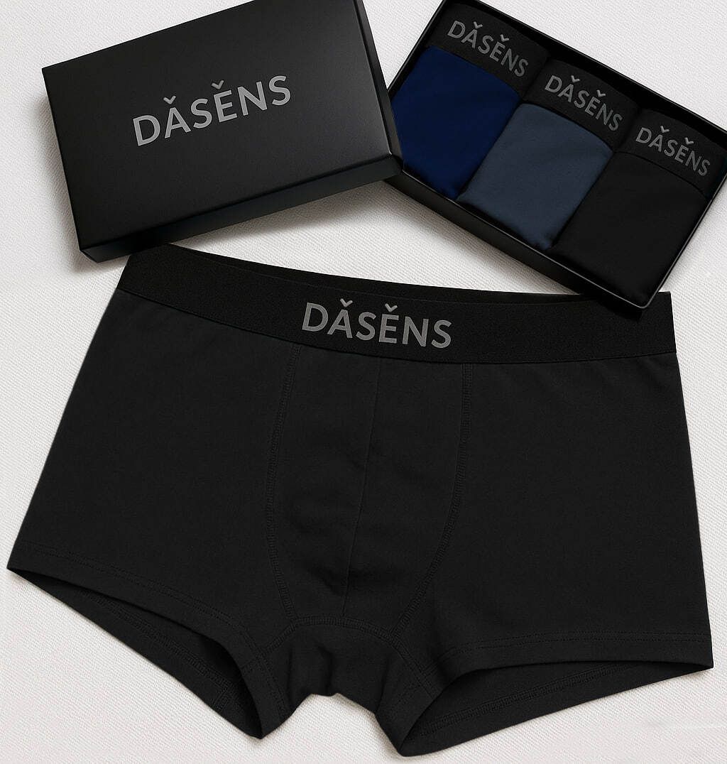 dasens Pack of 3 Solid Men Trunk-picture-4