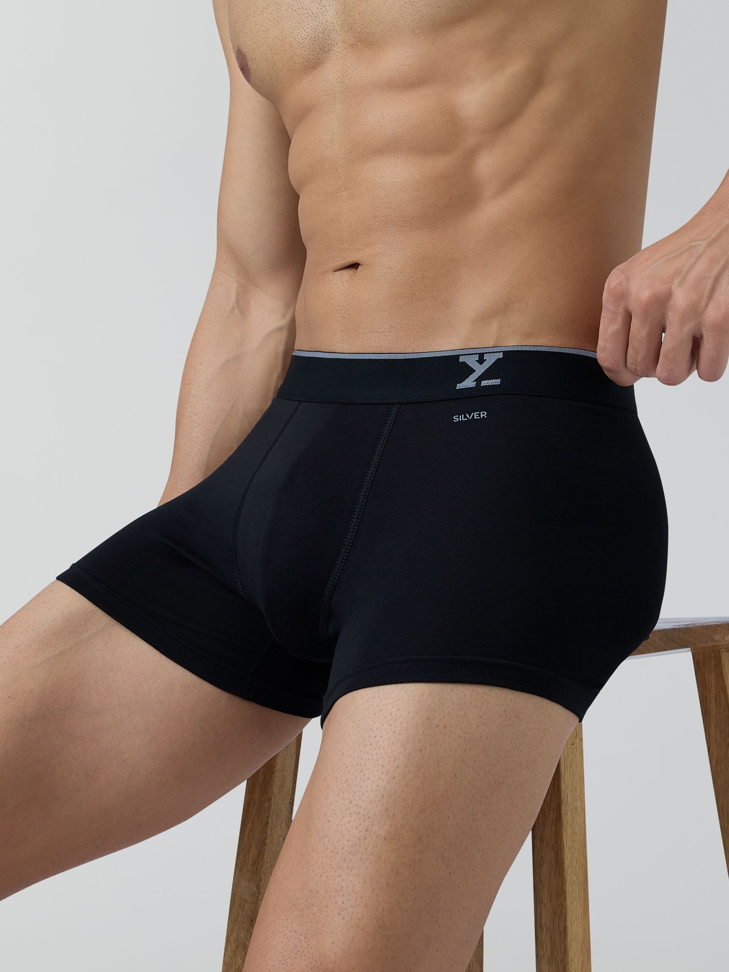 xyxx Pack of 1 Traq Anti-bacterial Odour-free cotton Solid Men Trunk-picture-19