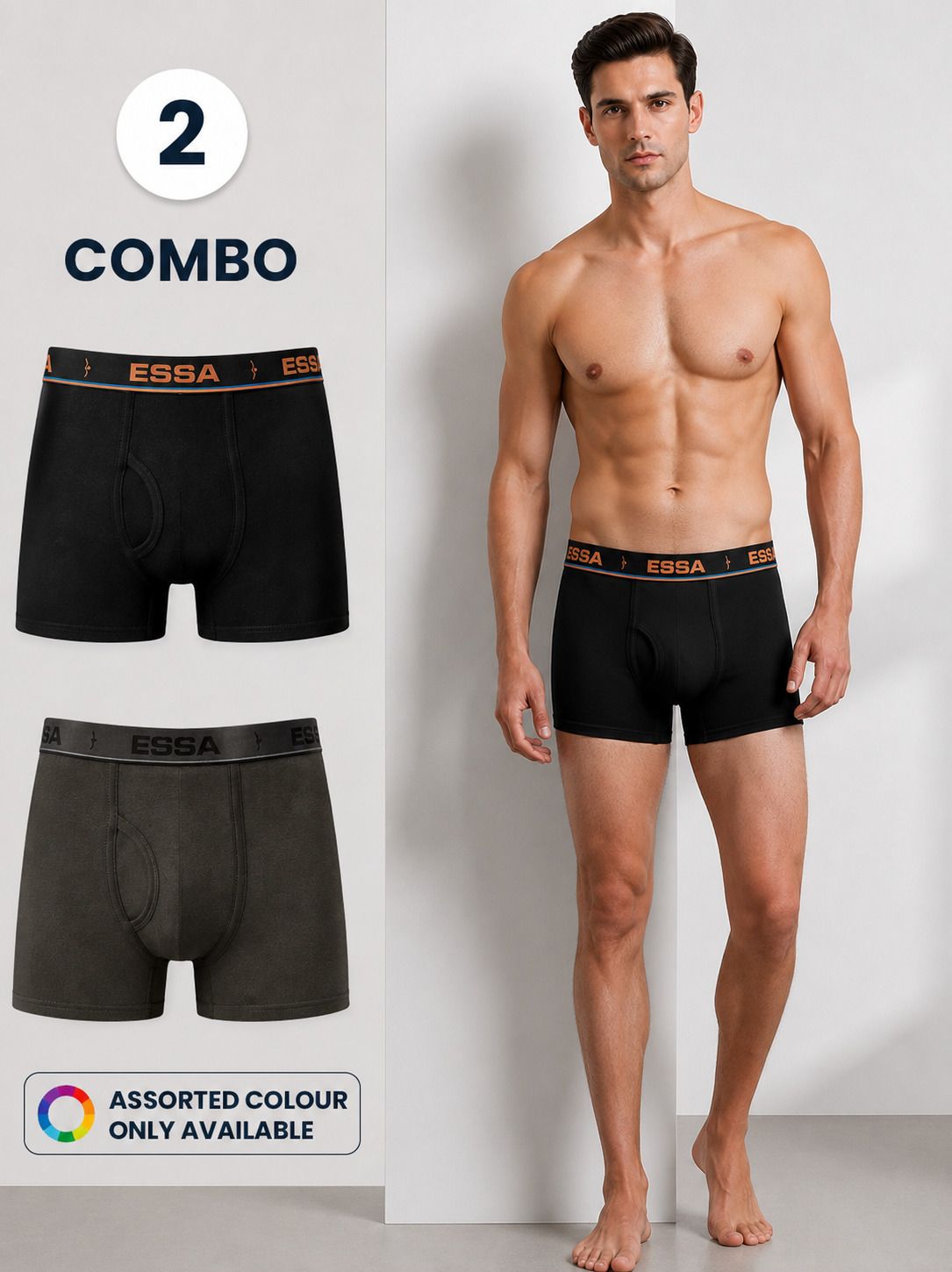 essa Pack of 2 Solid Men Trunk-picture-13
