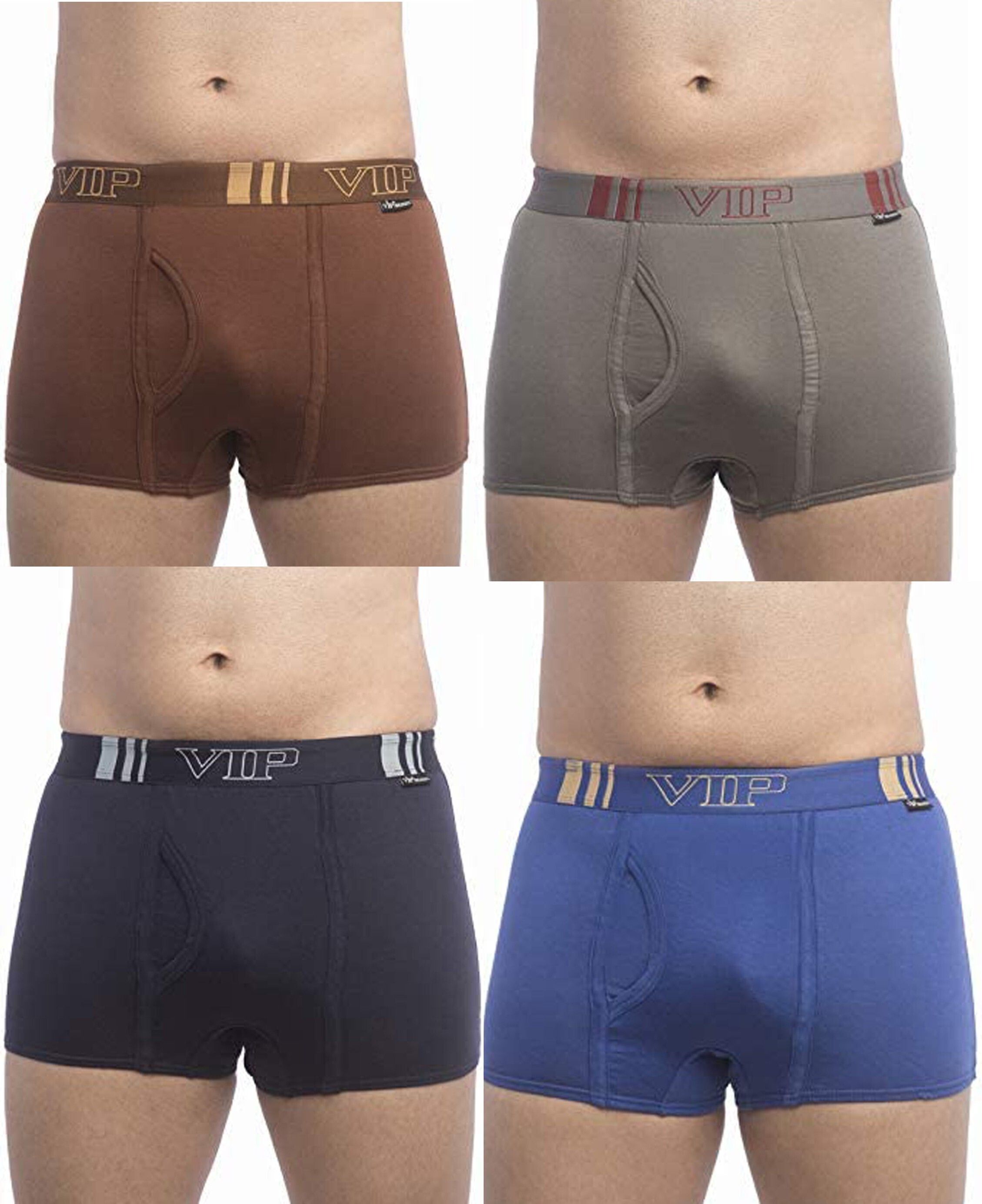 vip Pack of 4 Solid Men Trunk-picture-22