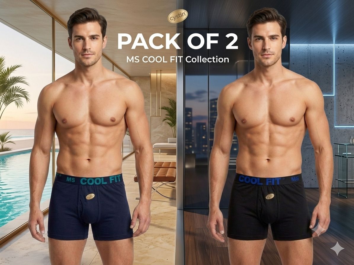 cool fit Pack of 2 Solid Men Trunk-picture-23