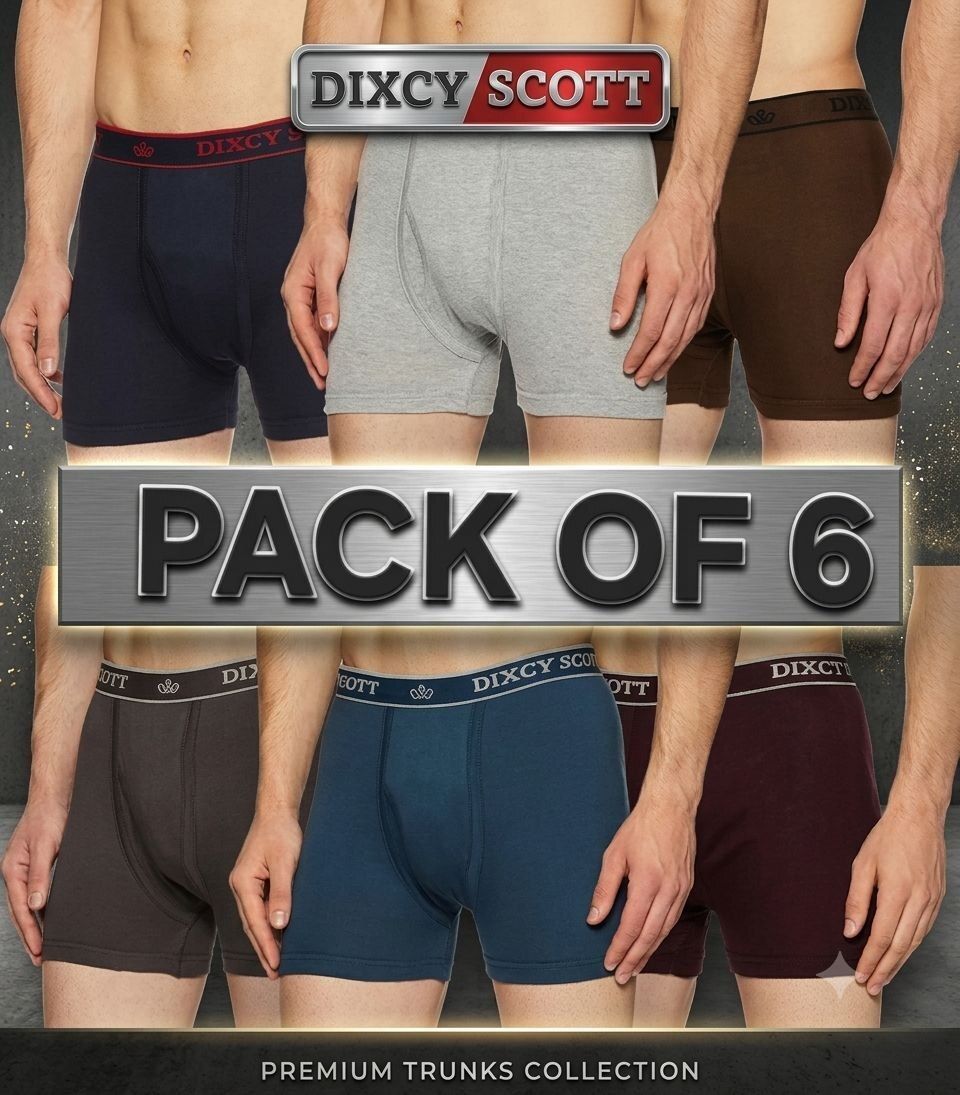 dixcy scott Pack of 6 Solid Men Trunk-picture-11