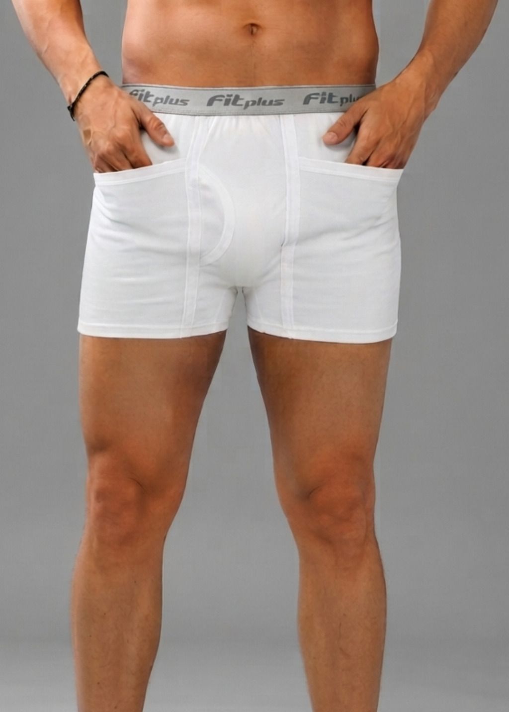 fitplus Pack of 3 Solid Men Trunk-picture-44