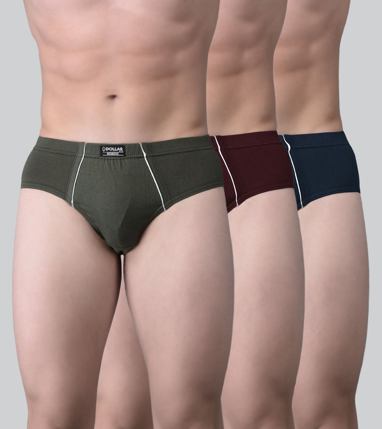 dollarbigboss Pack of 3 Anti-Microbial Super Combed Cotton Solid Men Brief-picture-14
