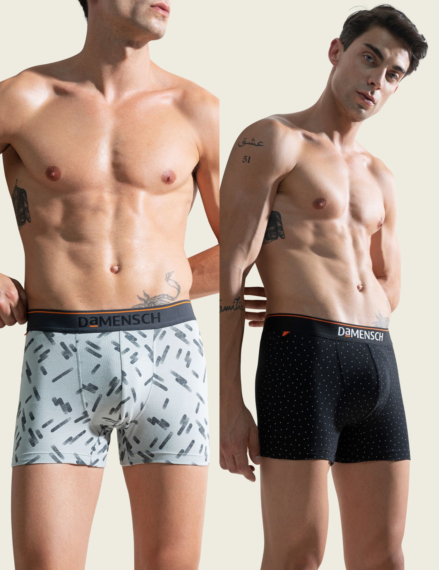 damensch Pack of 2 Deo-Cotton Deodorizing Anti-Bacterial Printed Men Trunk-picture-10