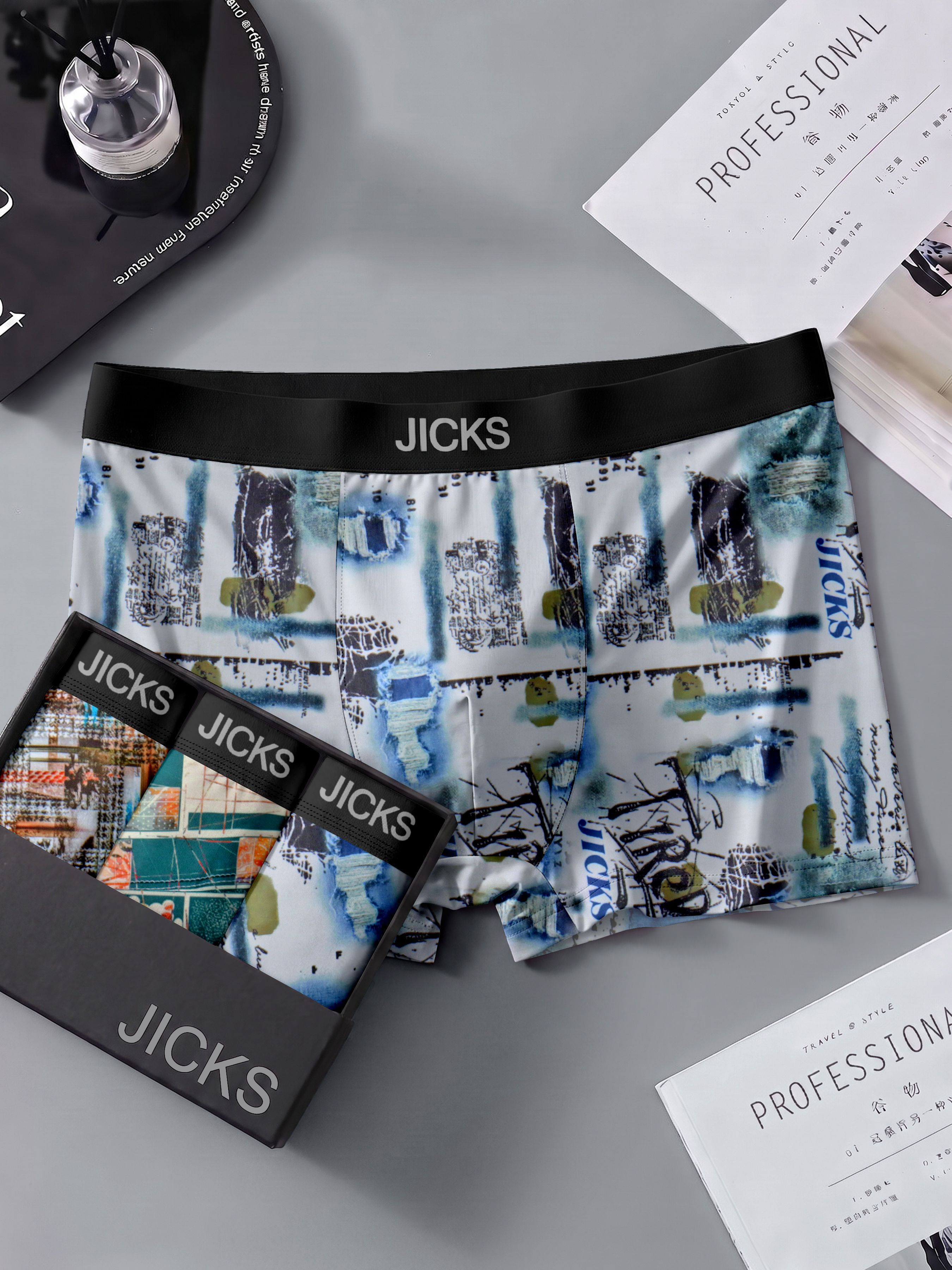 jicks Pack of 3 Printed Men Trunk-picture-34