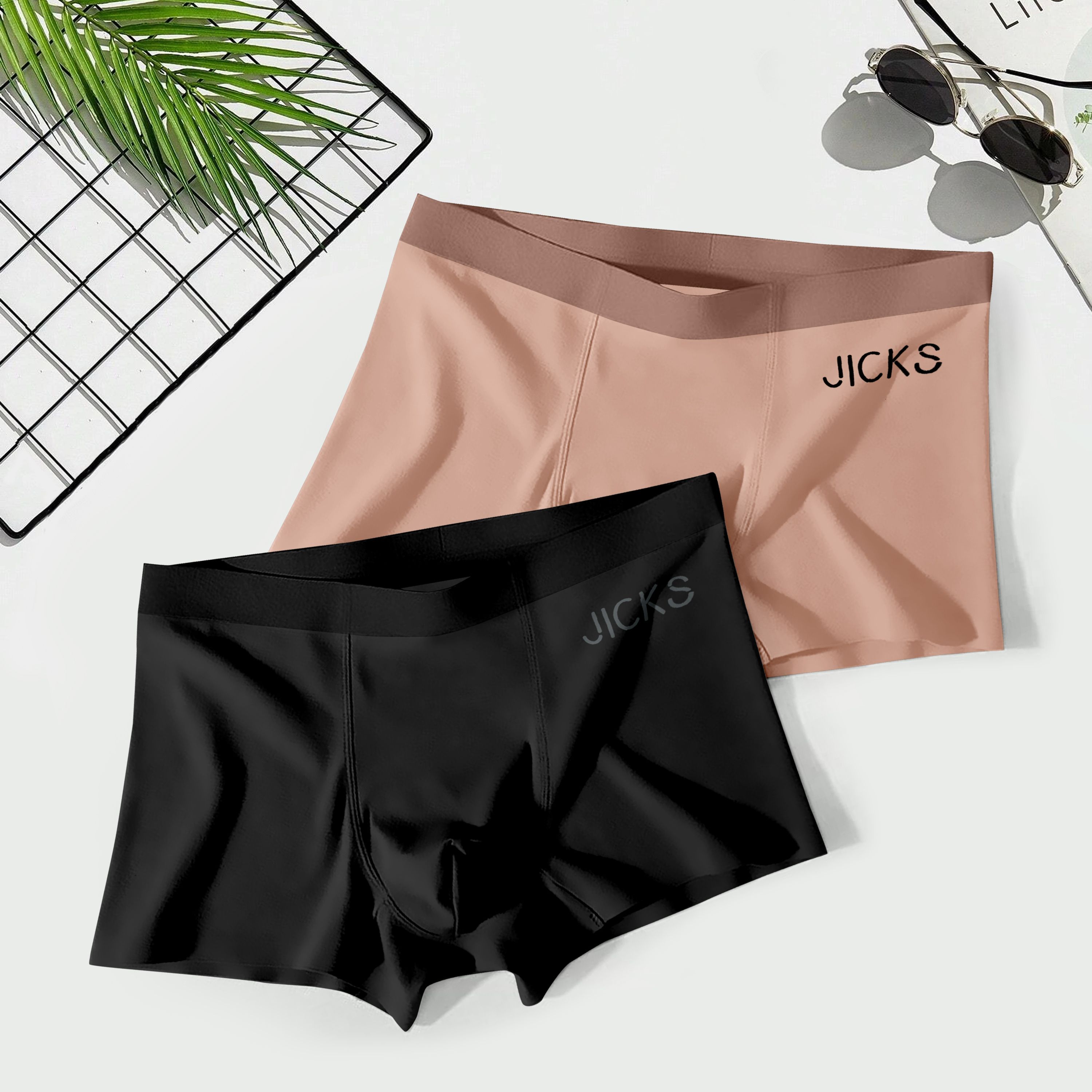 jicks Pack of 2 Solid Men Trunk-picture-0