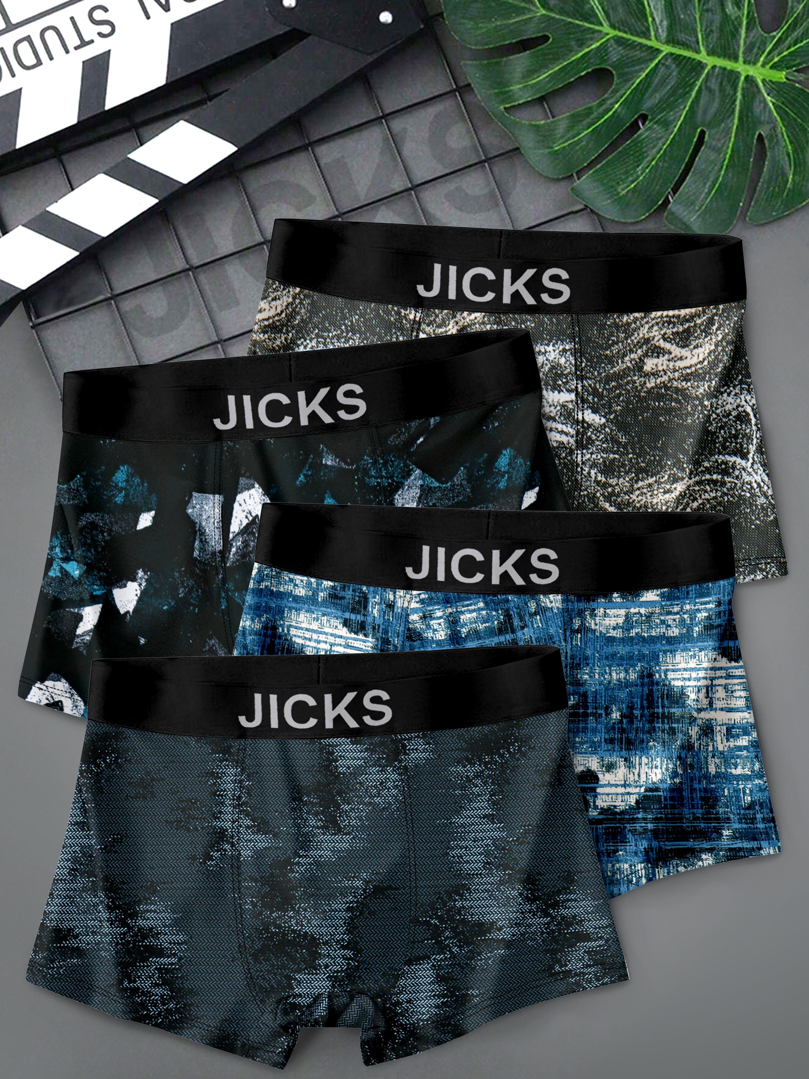 jicks Pack of 4 Printed Men Brief-picture-11