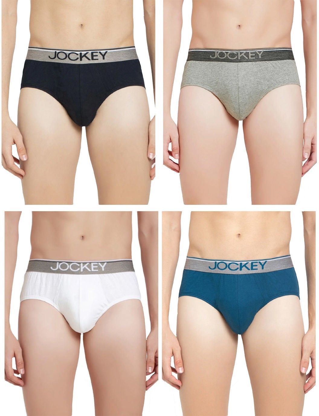 jockey Pack of 4 Solid Men Brief-picture-18