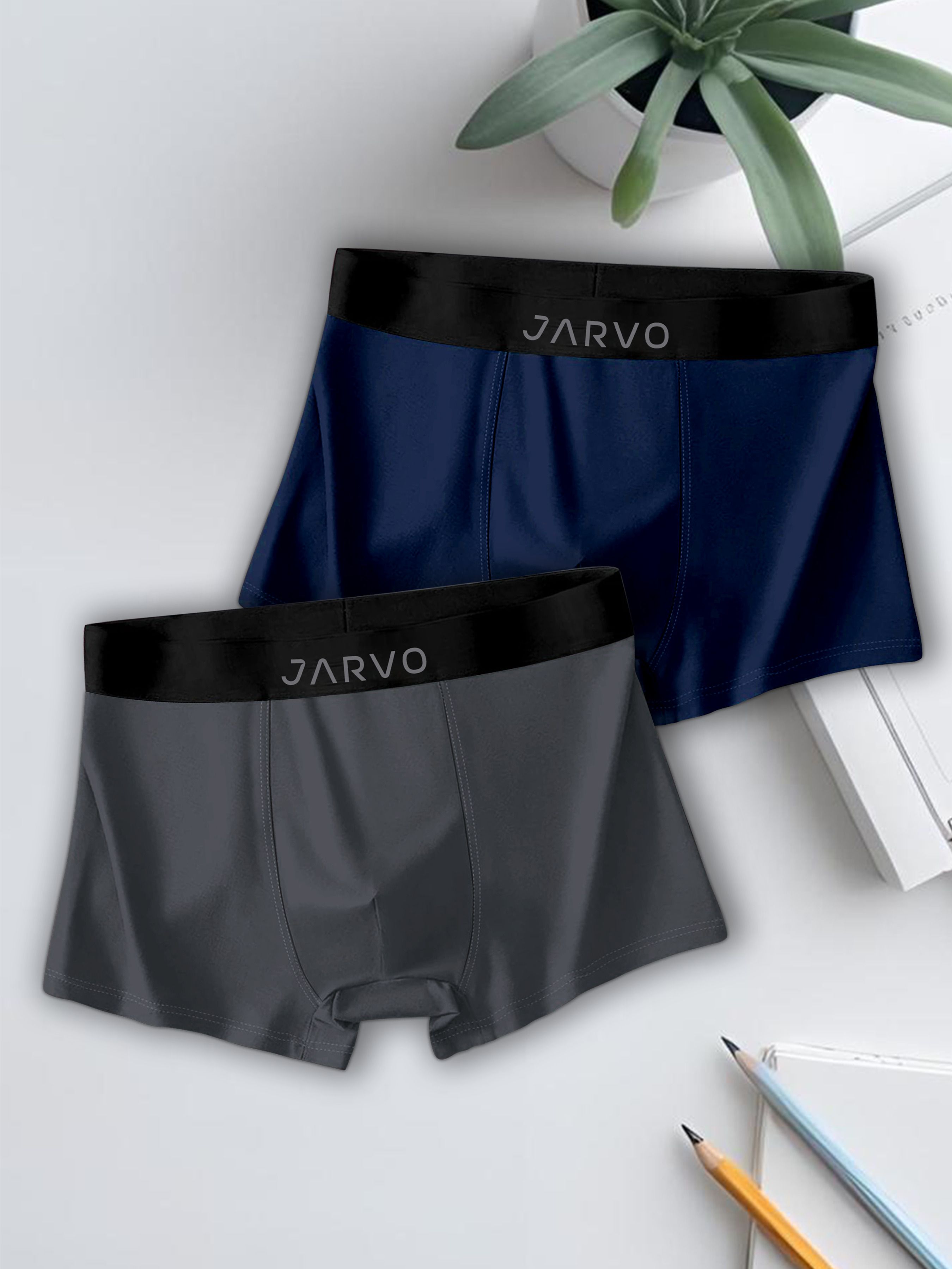 jarvo Pack of 2 Solid Men Trunk-picture-13