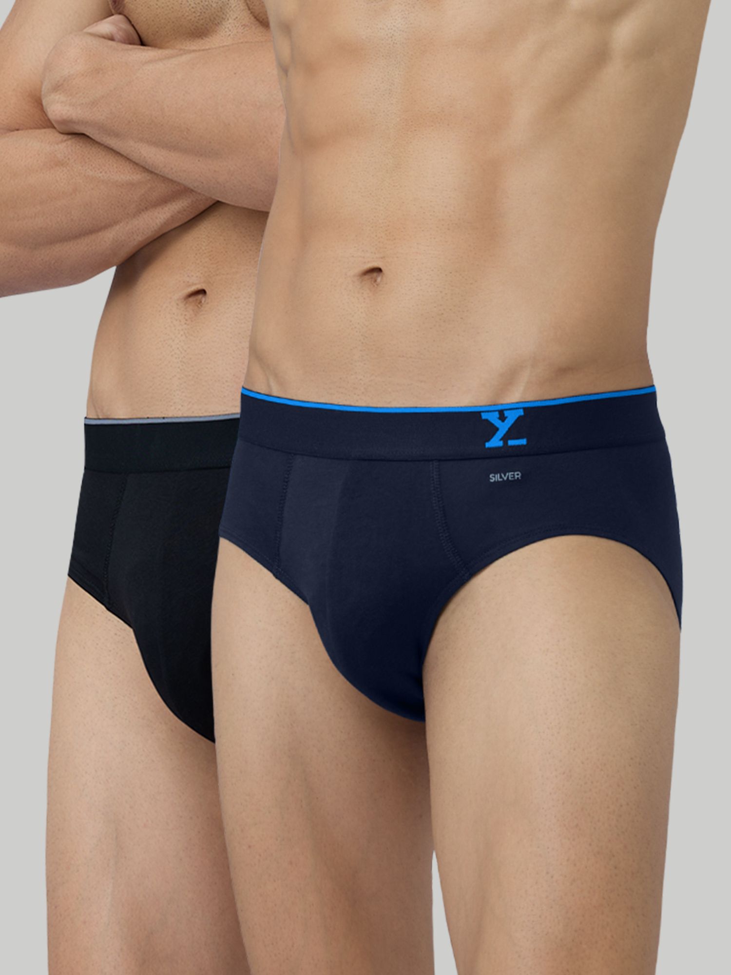 xyxx Pack of 2 Traq Anti-bacterial Odour-free cotton Solid Men Brief-picture-17