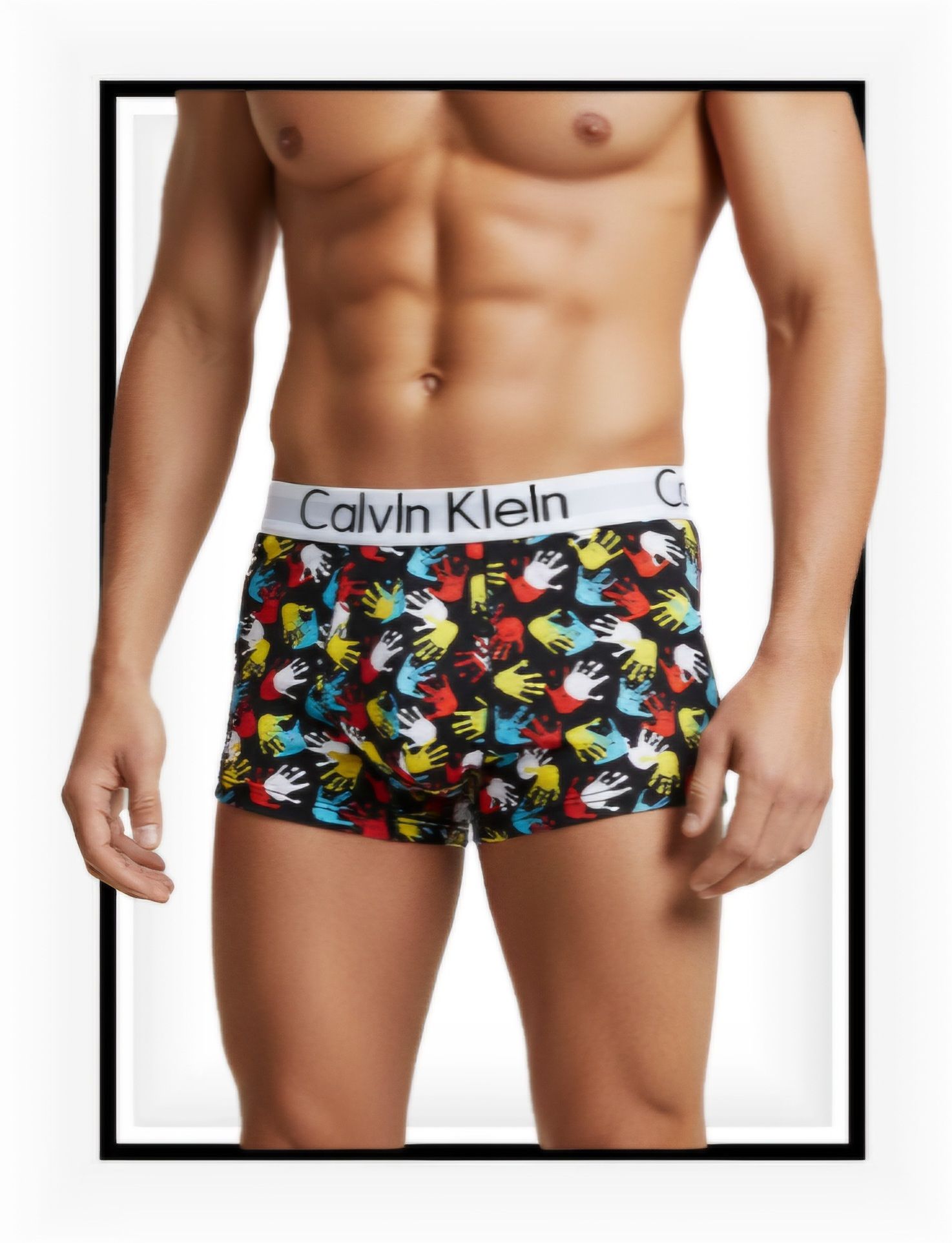 ck world Geometric Print, Graphic Print Men Multicolor Tights-picture-26