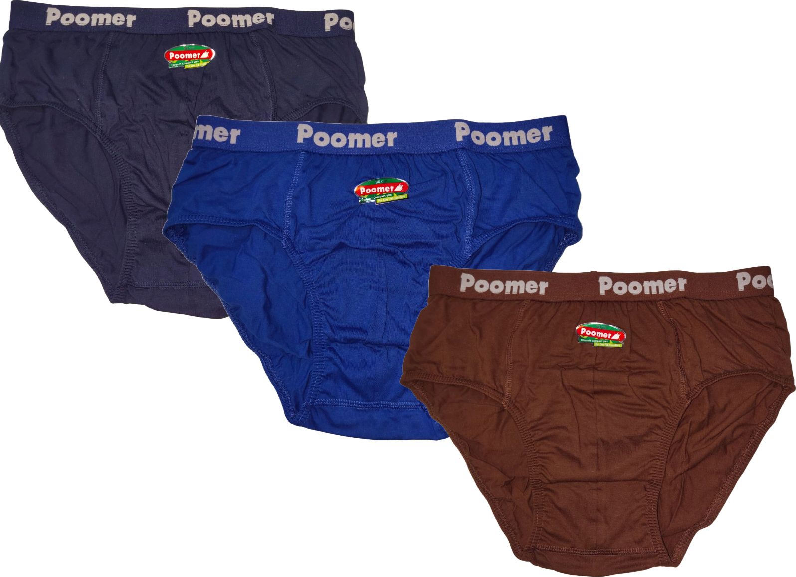 poomer Pack of 3 Solid Men Brief-picture-17