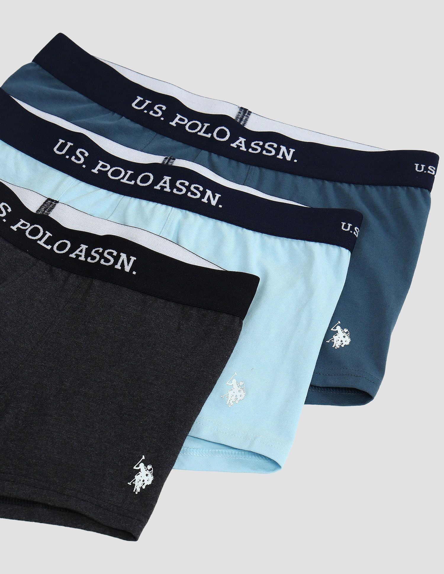 u.s. polo assn. Pack of 3 Solid Men Trunk-picture-23