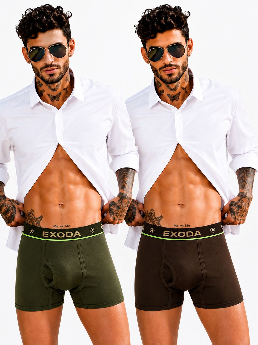 exoda Pack of 2 Solid Men Trunk-picture-22
