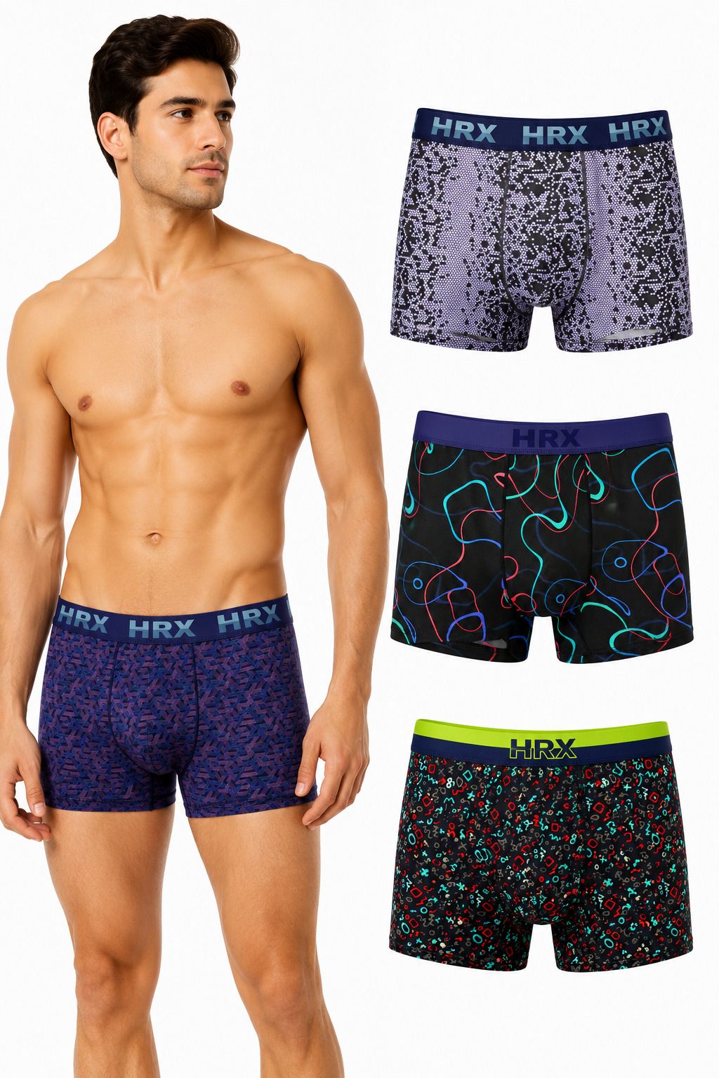 Pack of 4 Printed Men Trunk-image-41