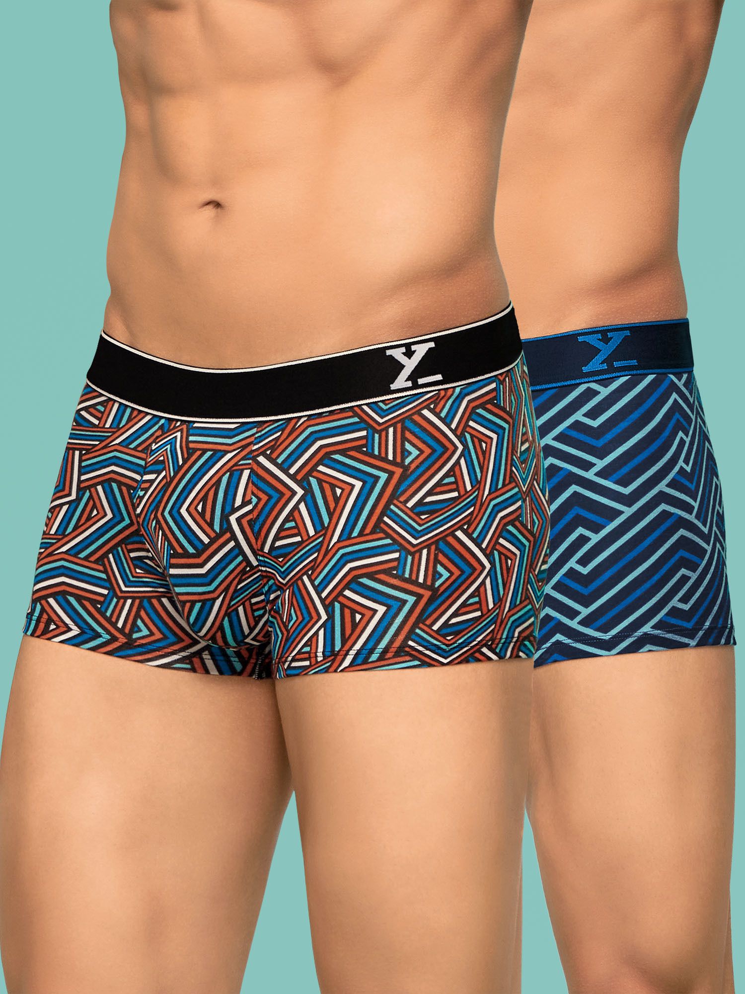 xyxx Pack of 2 Printed Men Trunk-picture-23