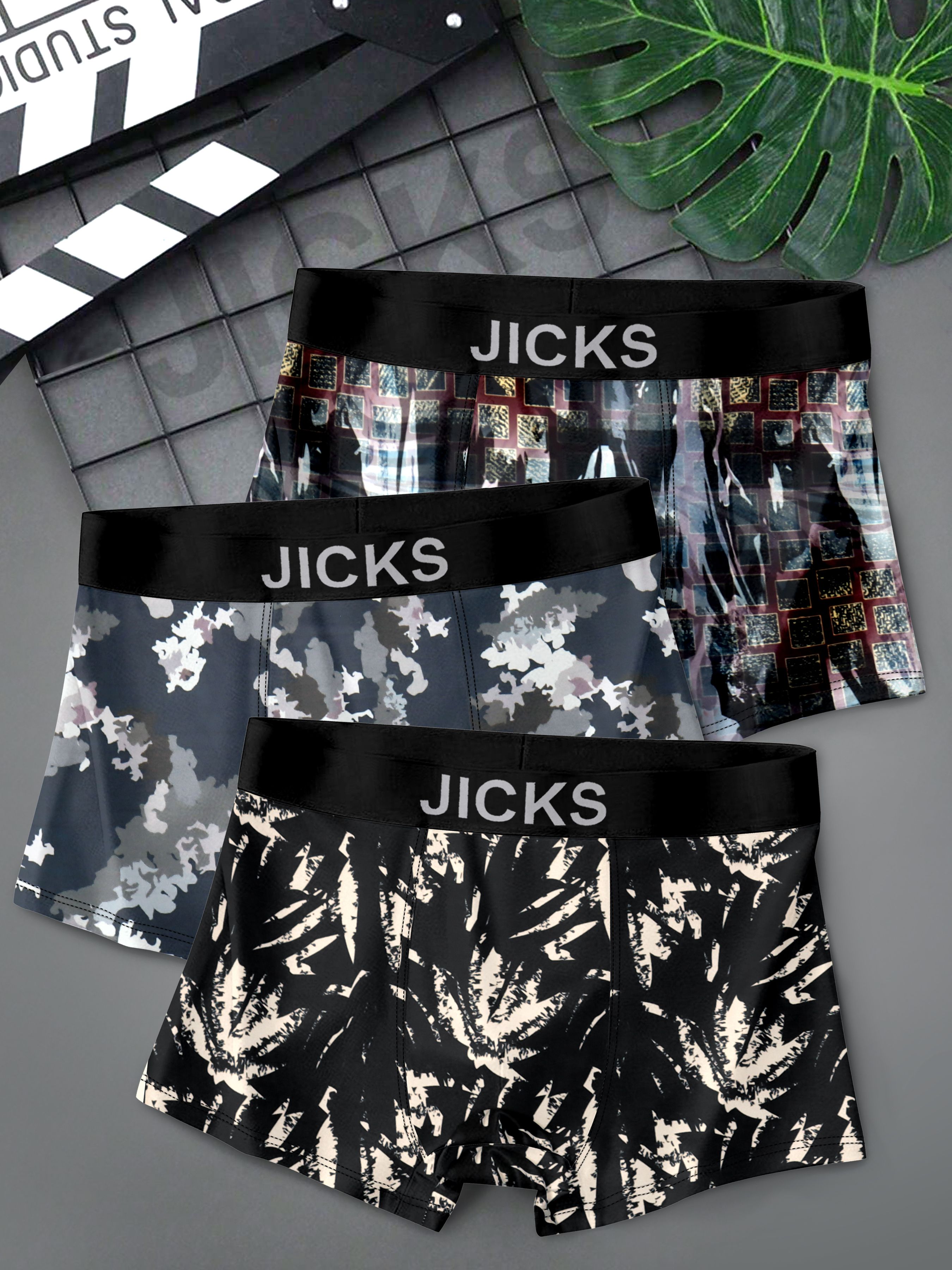 jicks Pack of 3 Printed Men Trunk-picture-33