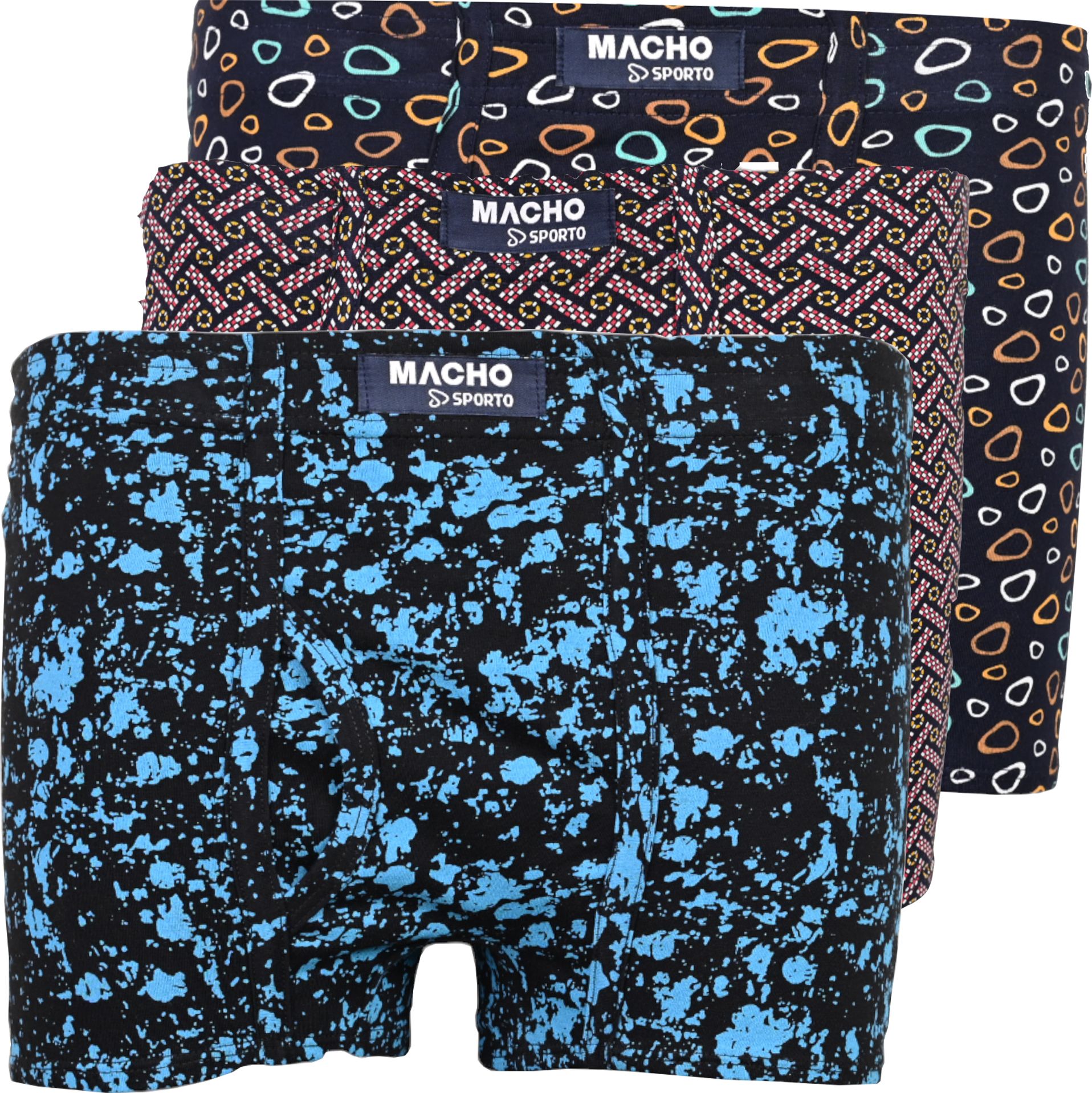 macho Pack of 3 Printed Men Trunk-picture-34
