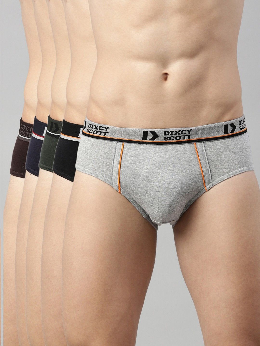 dixcy scott Pack of 5 Solid Men Brief-picture-15