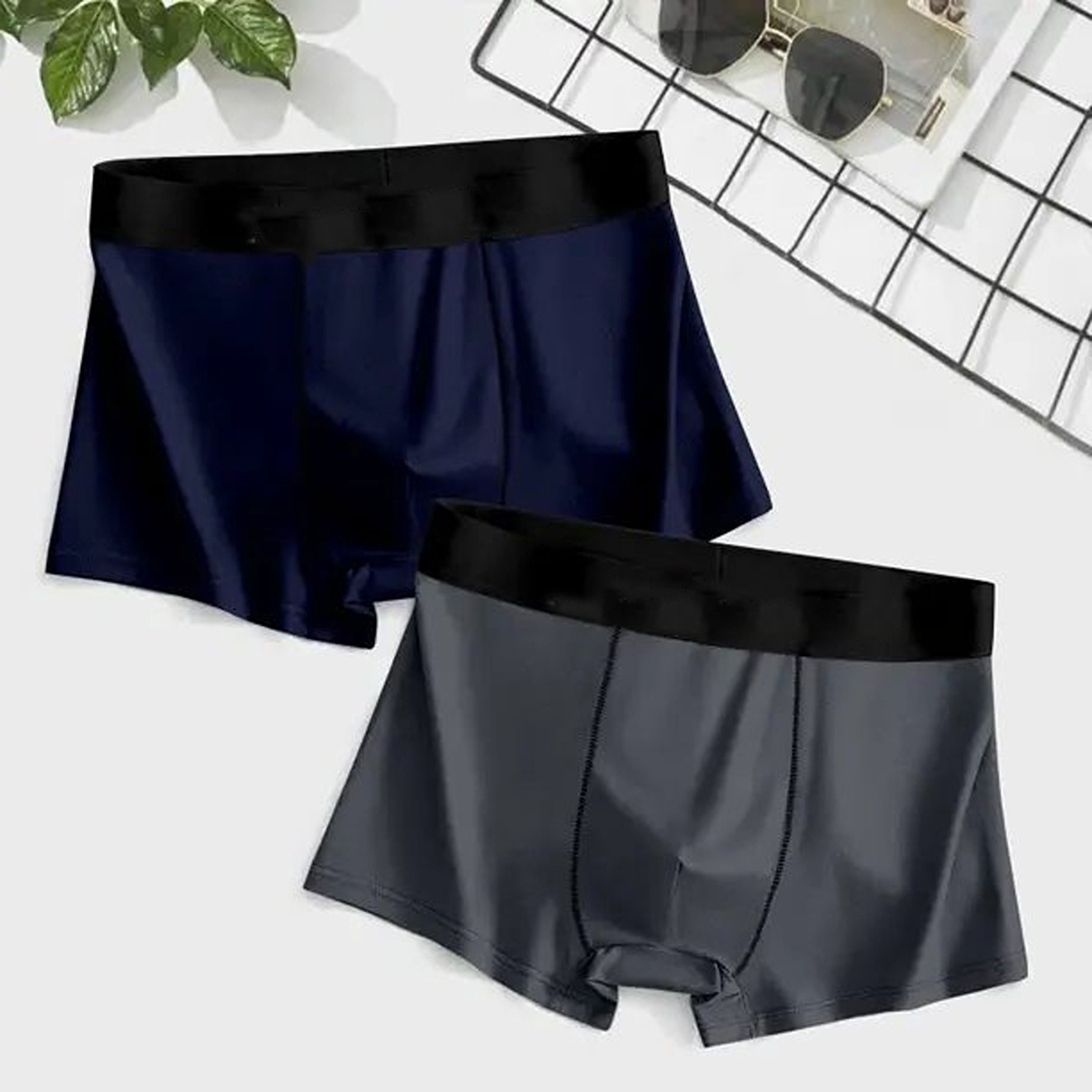 Pack of 2 Solid Men Trunk-image-35