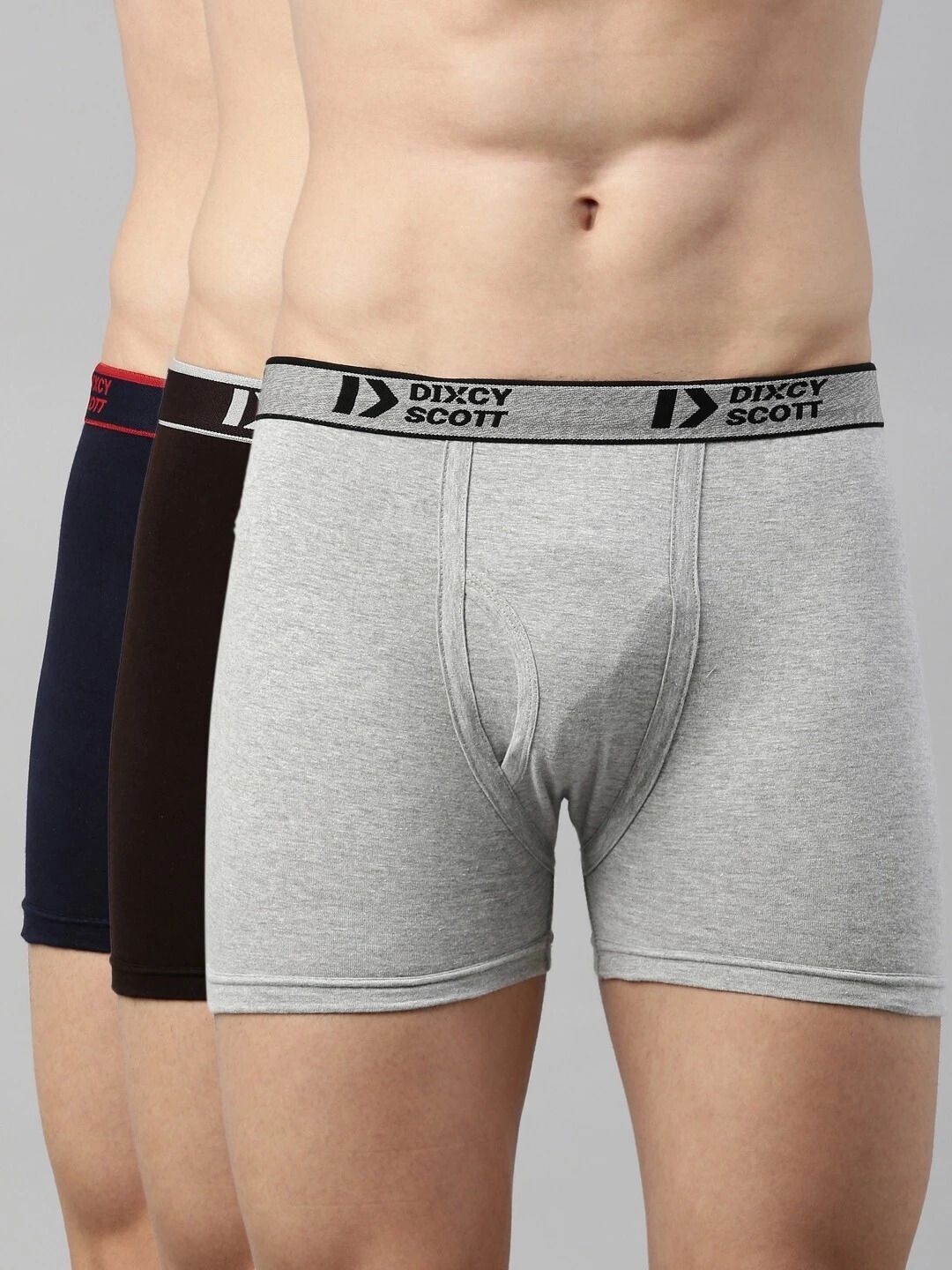 Pack of 3 Solid Men Trunk