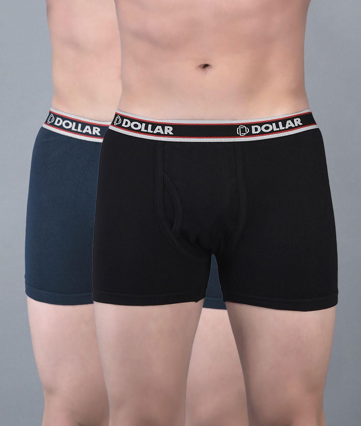 dollarbigboss Pack of 2 Combed Cotton Classy Solid Men Trunk-picture-12