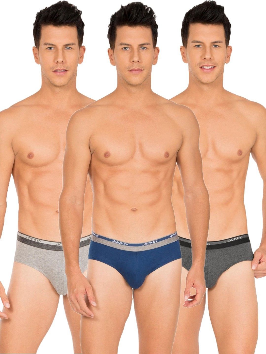 jockey Pack of 3 Solid Men Brief-picture-21