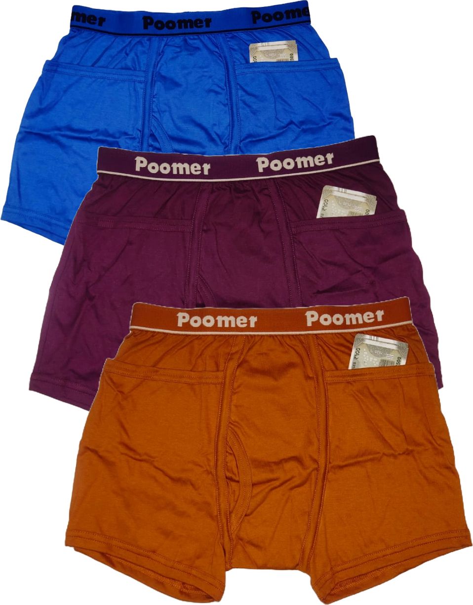 poomer Pack of 3 Solid Men Trunk-picture-18