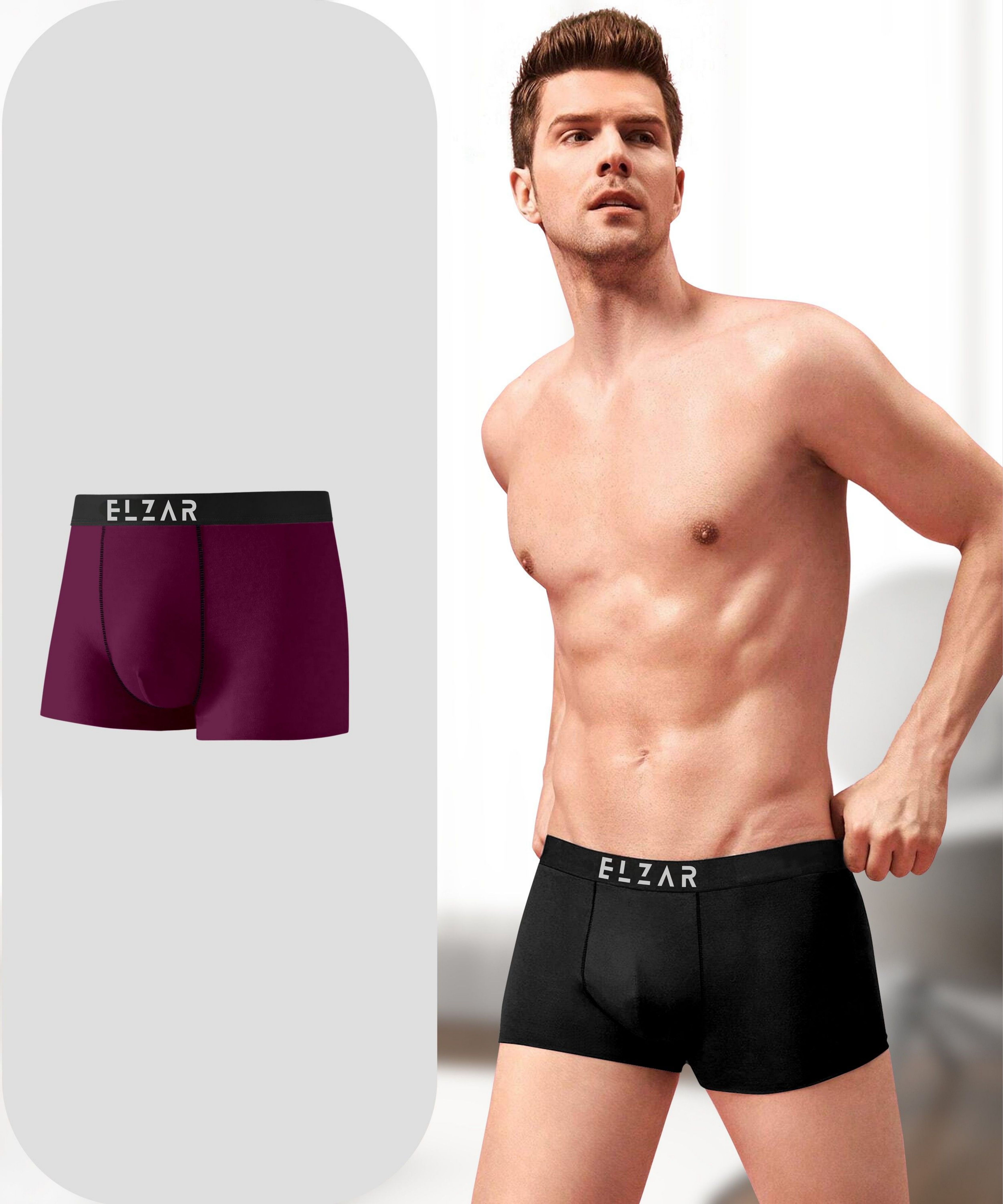 elzar Pack of 2 Solid Men Brief-picture-14