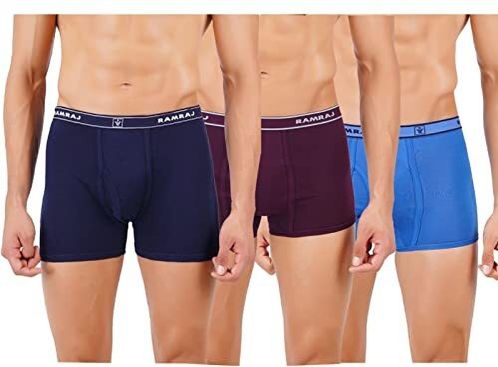 ramraj cotton Pack of 3 Solid Men Trunk-picture-10