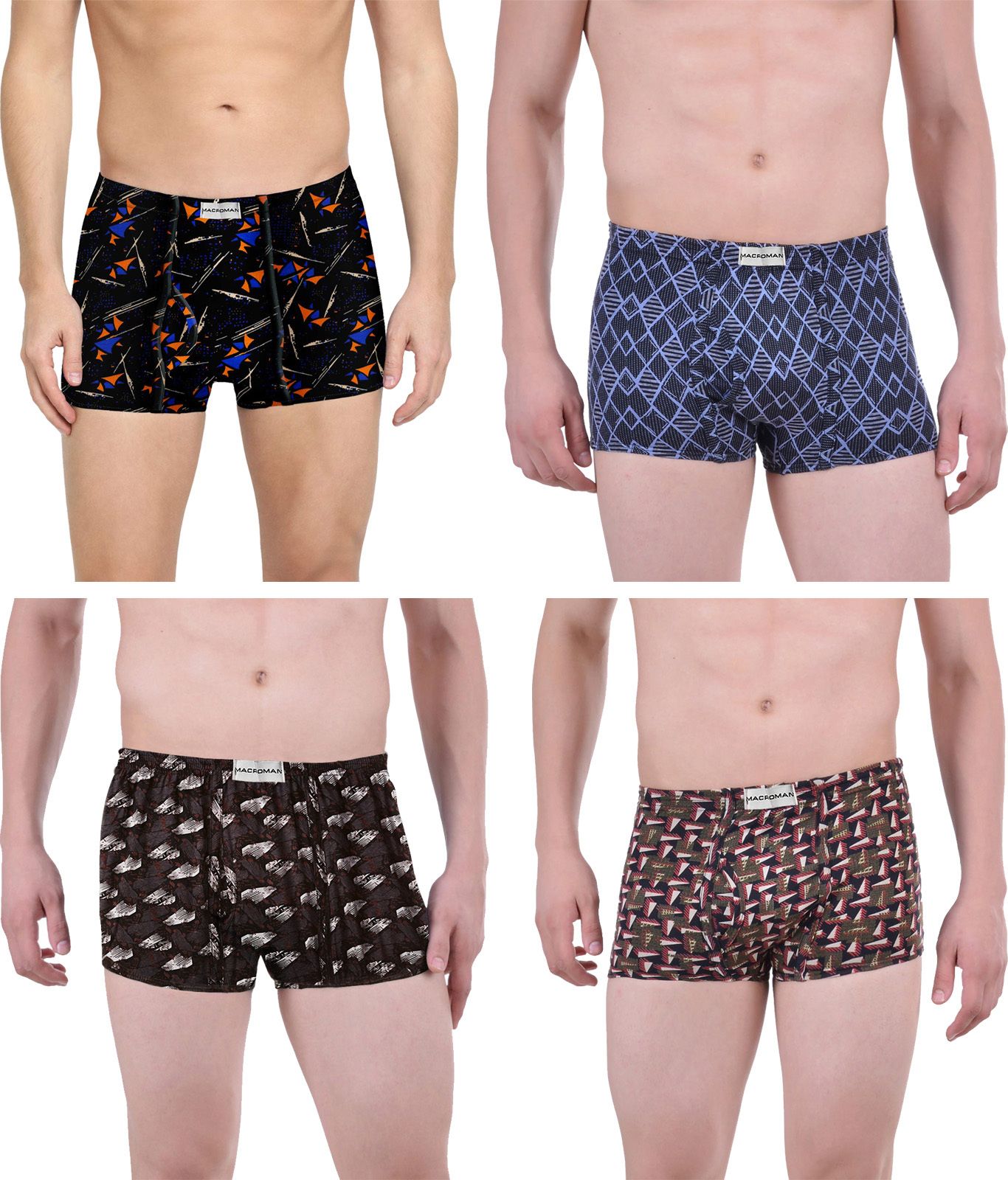 rupa macroman Pack of 4 Printed Men Trunk-picture-27