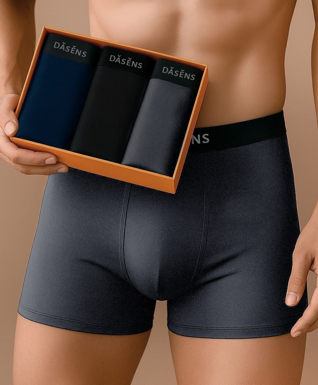 dasens Pack of 3 Solid Men Brief-picture-16