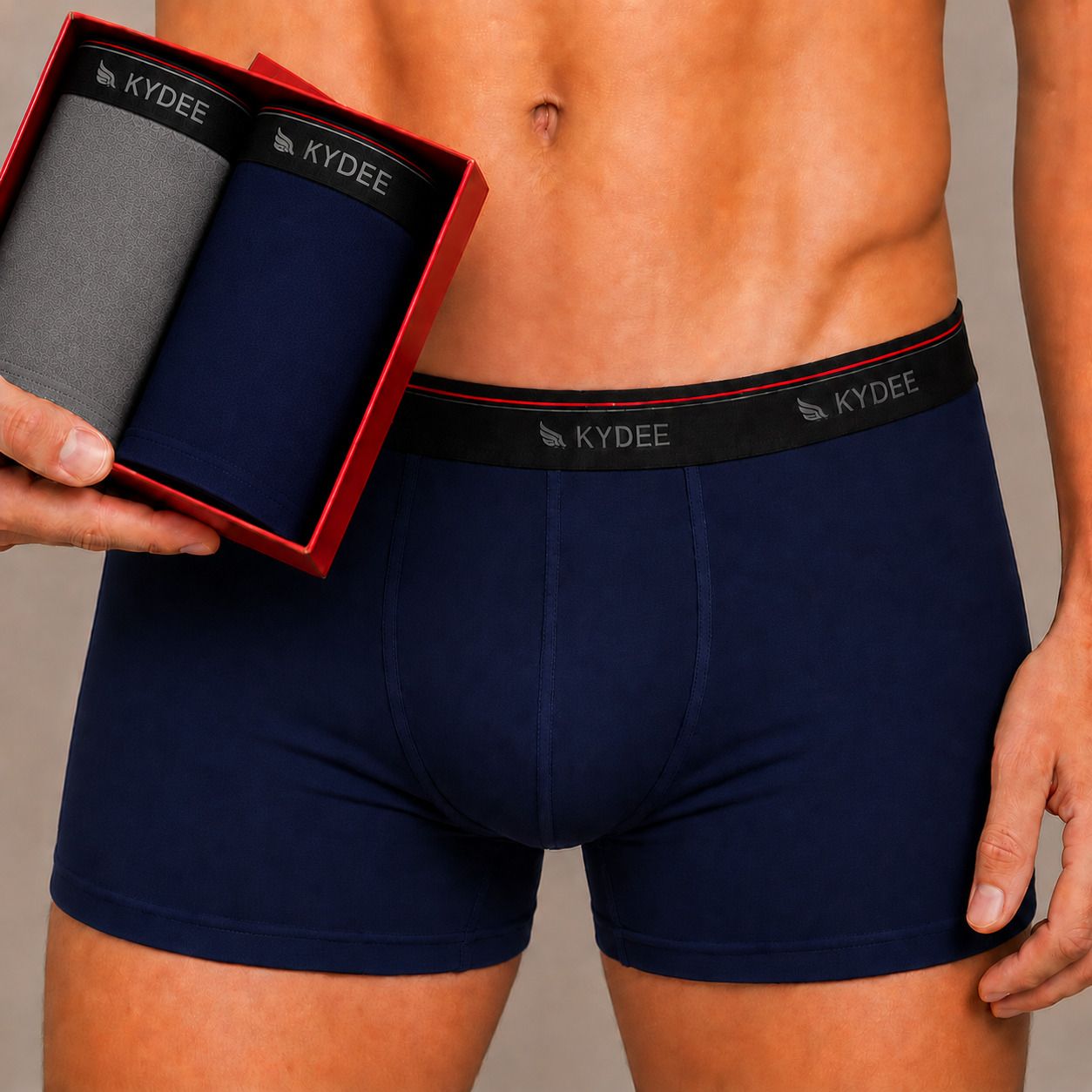 kydee Pack of 2 Solid Men Trunk-picture-20