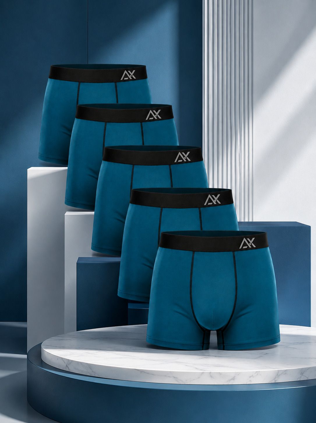 aaoxx Pack of 5 Solid Men Trunk-picture-47