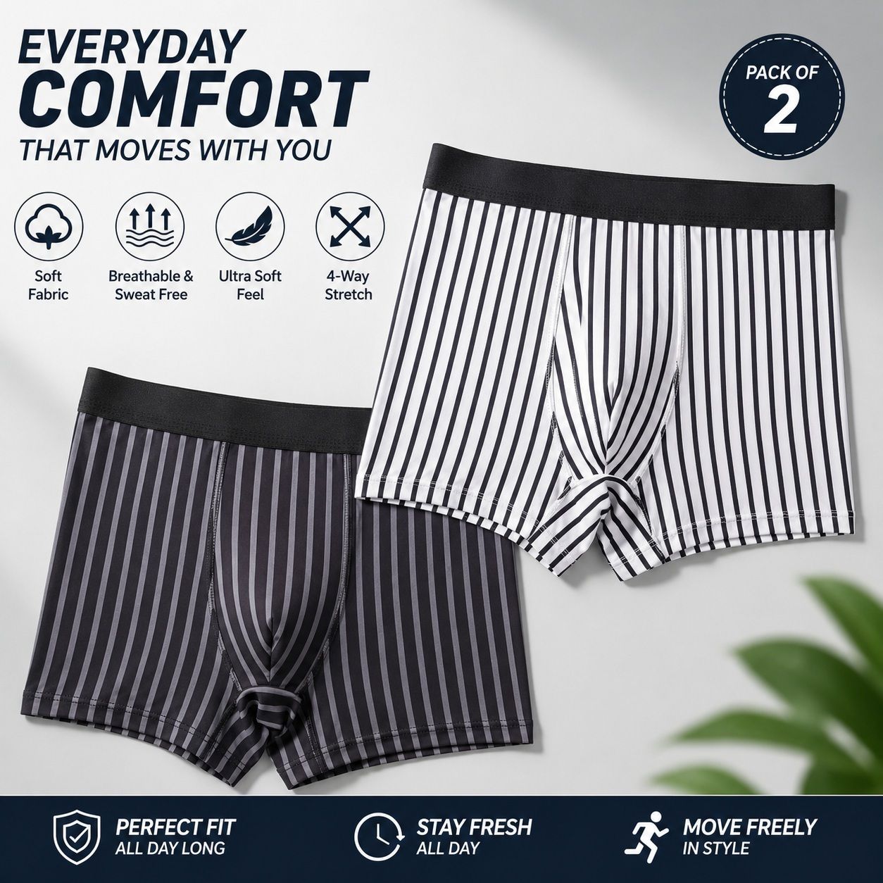 Pack of 2 Striped Men Brief-image-21