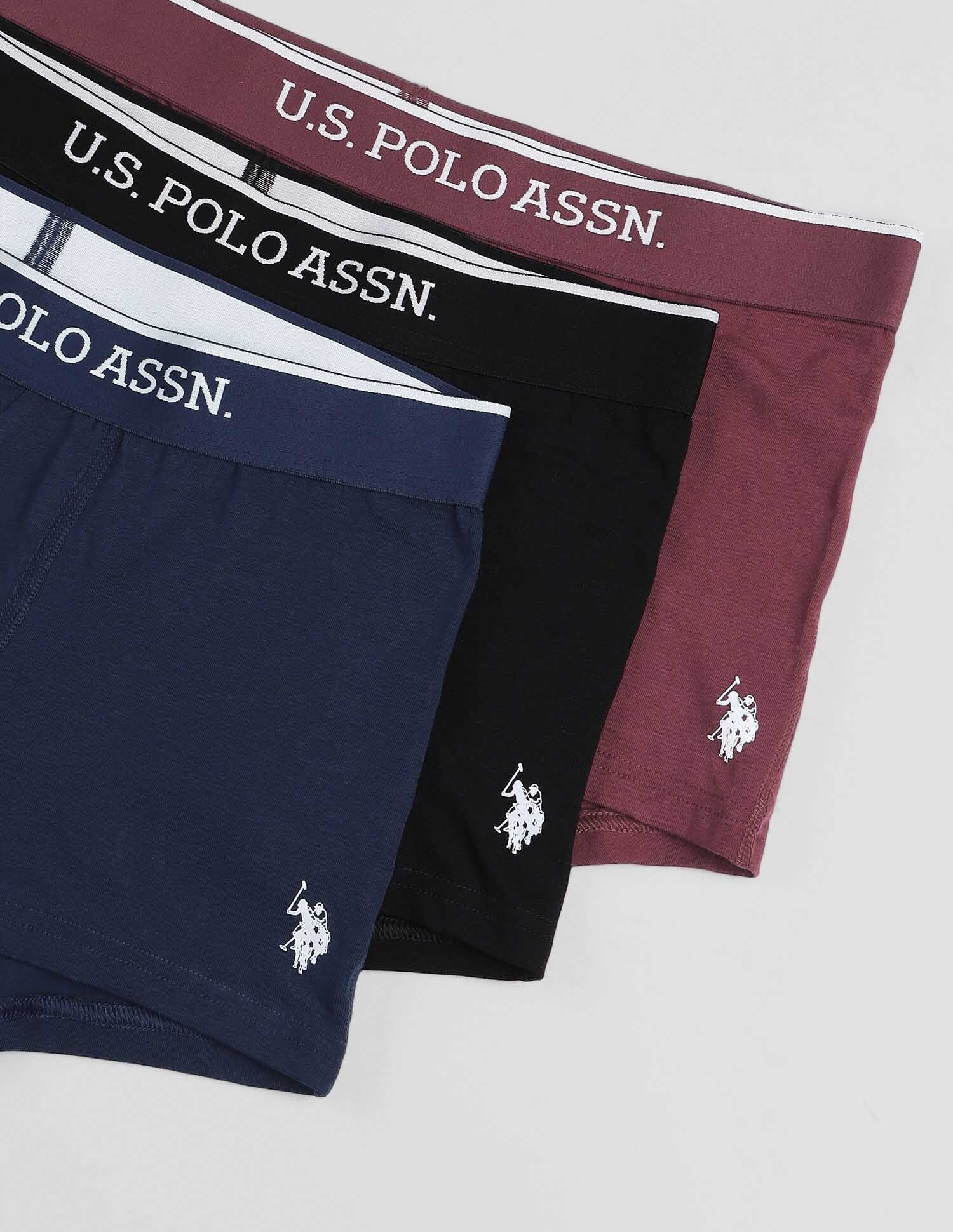 u.s. polo assn. Pack of 3 Solid Men Trunk-picture-25