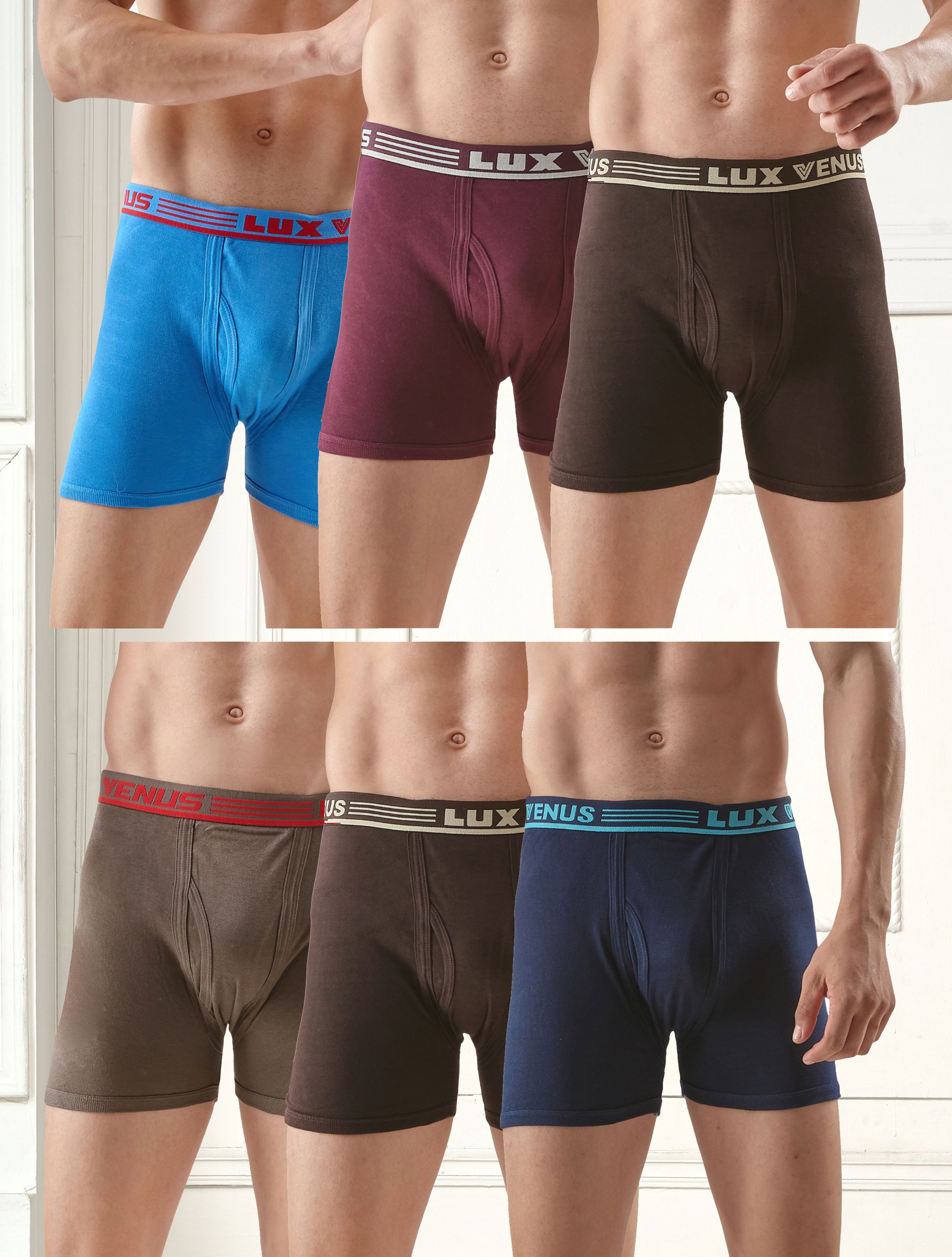 lux venus Pack of 6 Men Trunk-picture-7