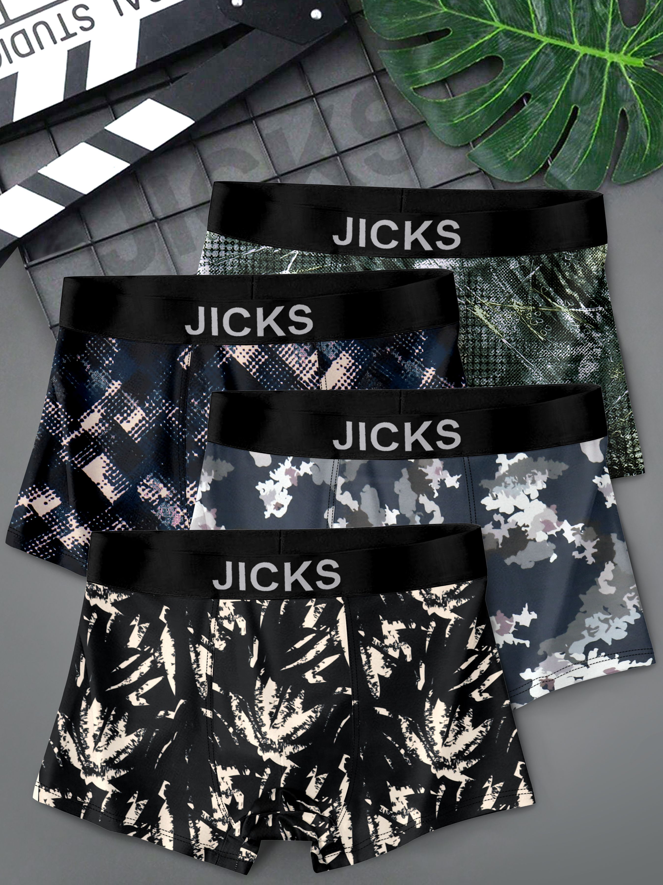 jicks Pack of 4 Printed Men Trunk-picture-37