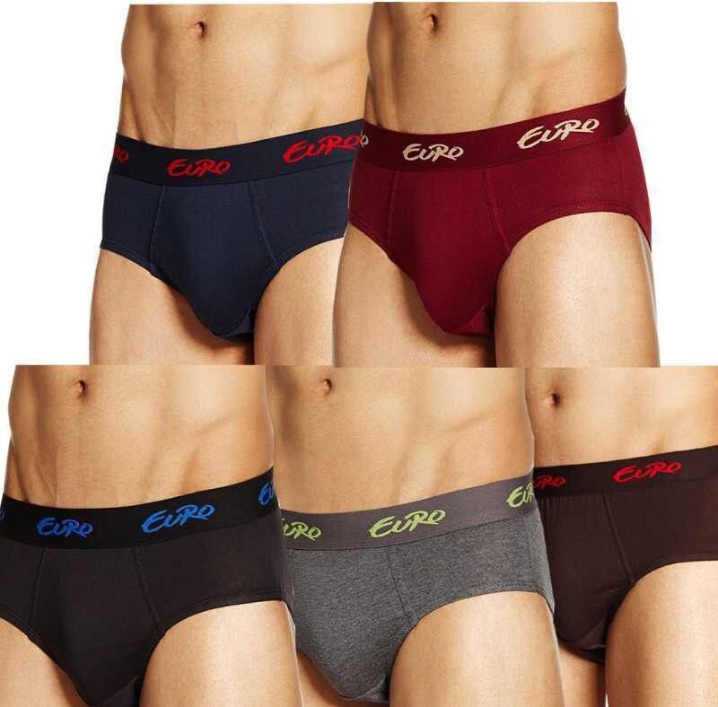 euro Pack of 5 Solid Men Brief-picture-21