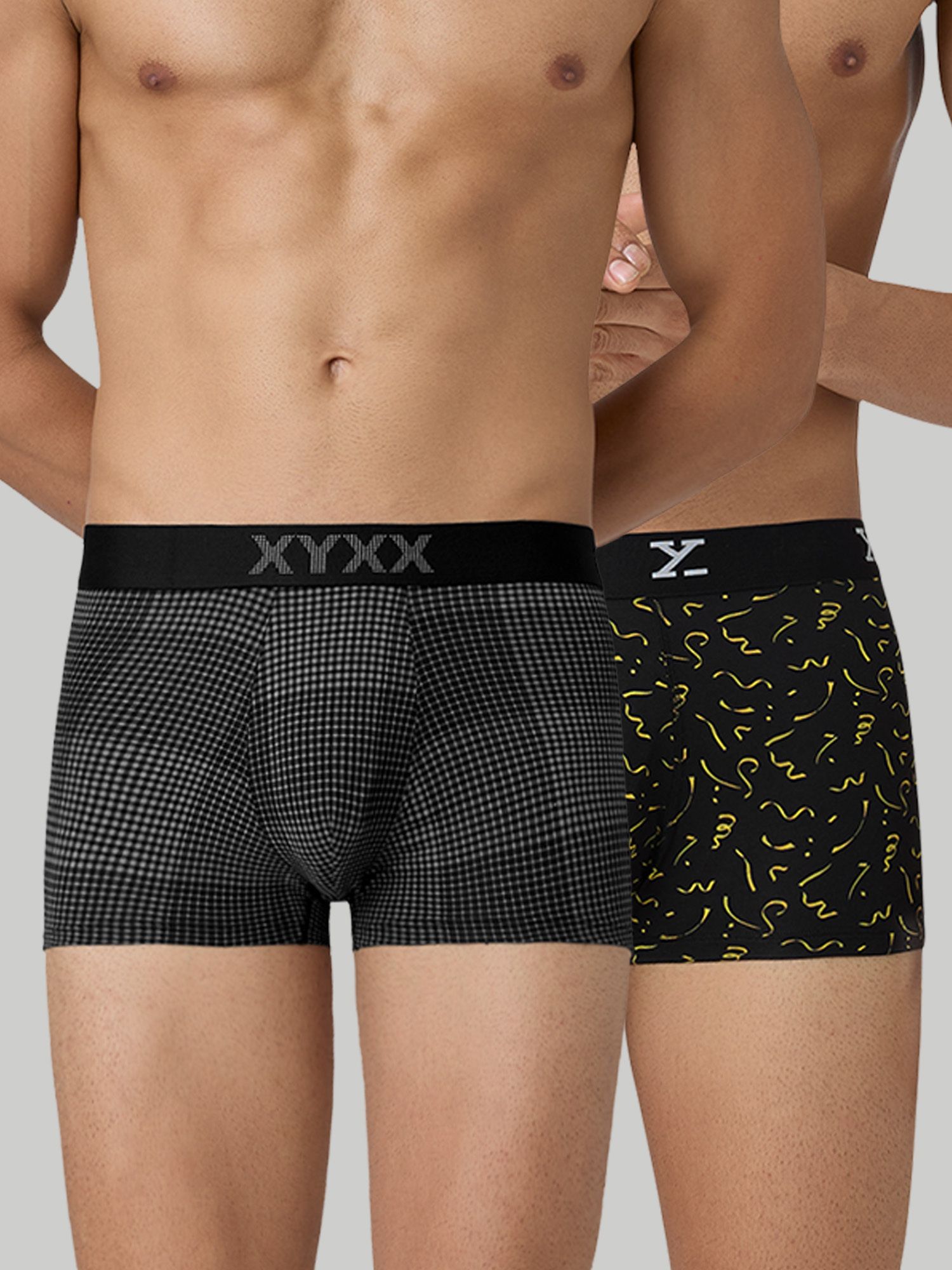 xyxx Pack of 2 Self Design Men Trunk-picture-19