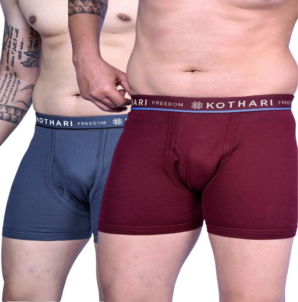 kothari premium Pack of 2 Solid Men Trunk-picture-16