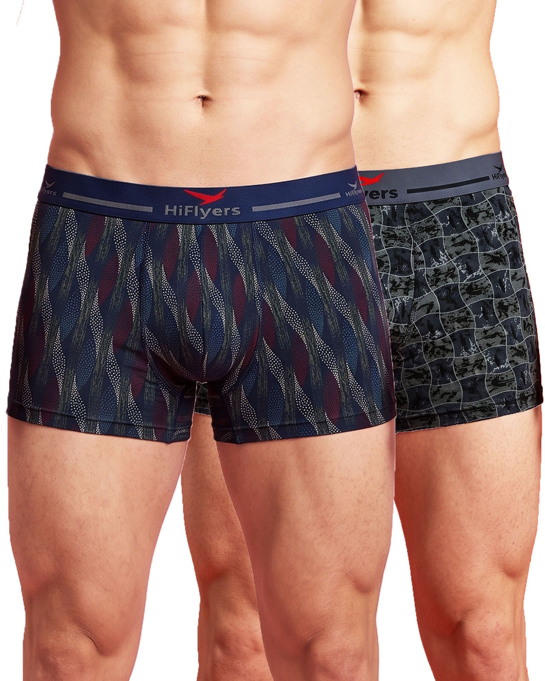 hiflyers Pack of 2 Geometric Print Men Trunk-picture-42