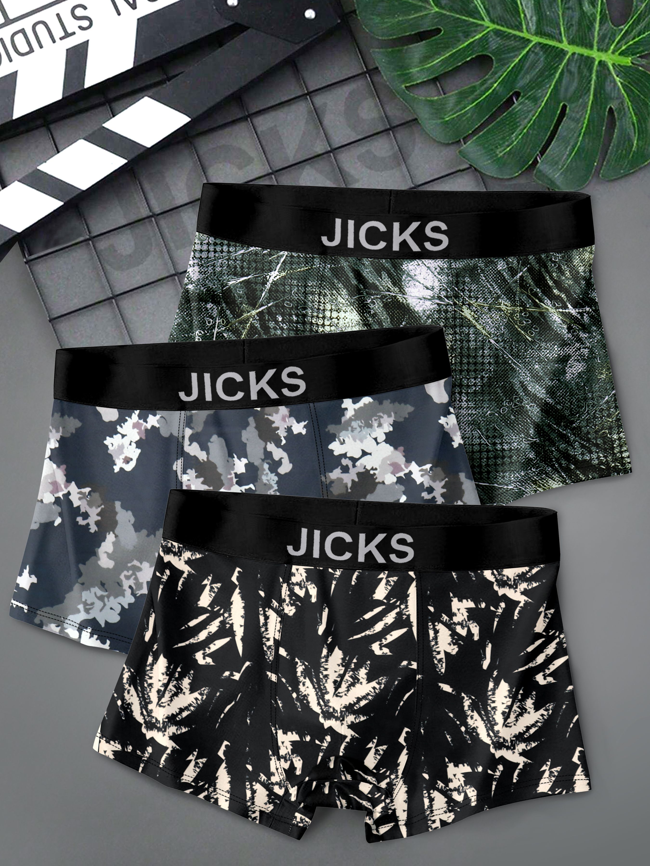 jicks Pack of 3 Printed Men Trunk-picture-12