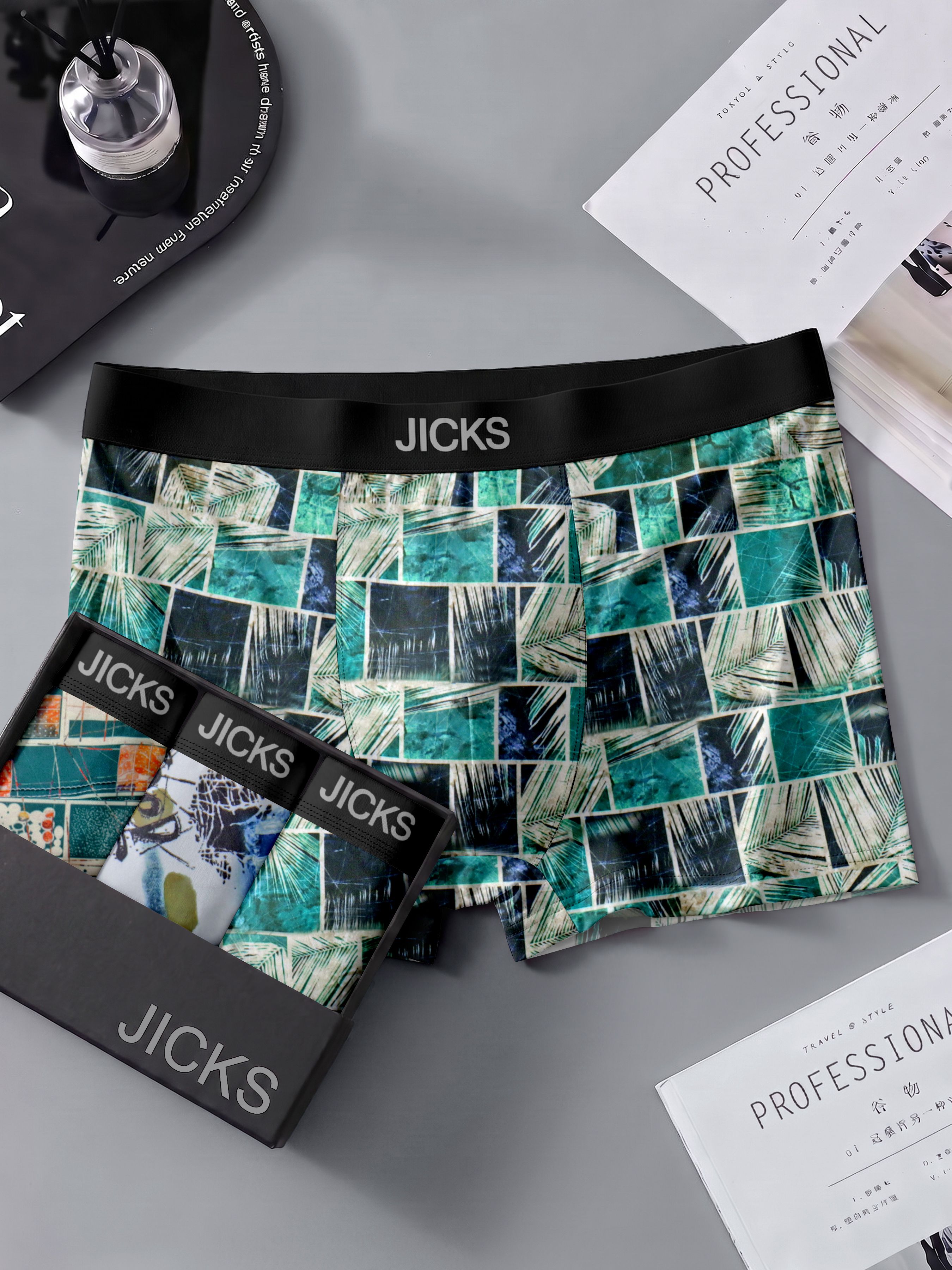 jicks Pack of 3 Printed Men Trunk-picture-36