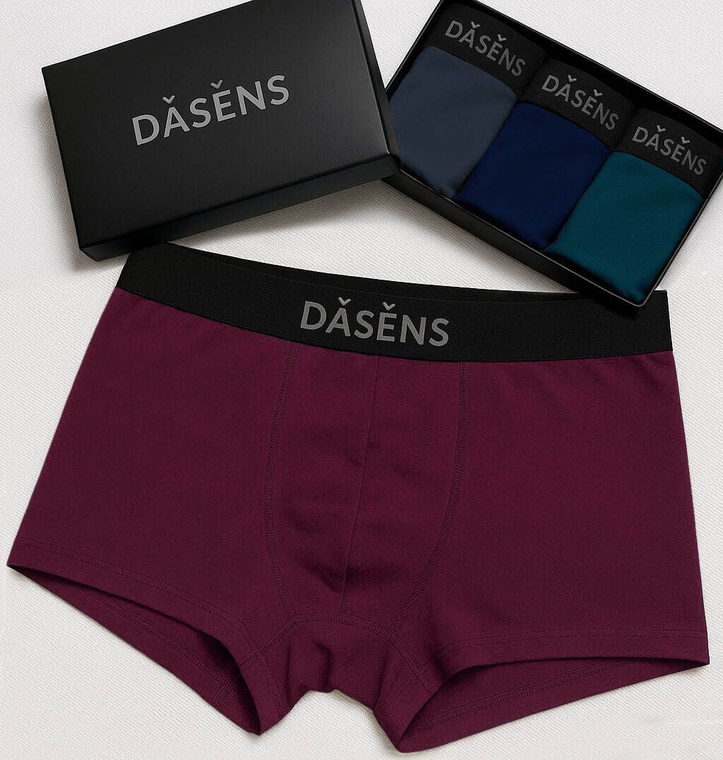 dasens Pack of 3 Solid Men Trunk-picture-12