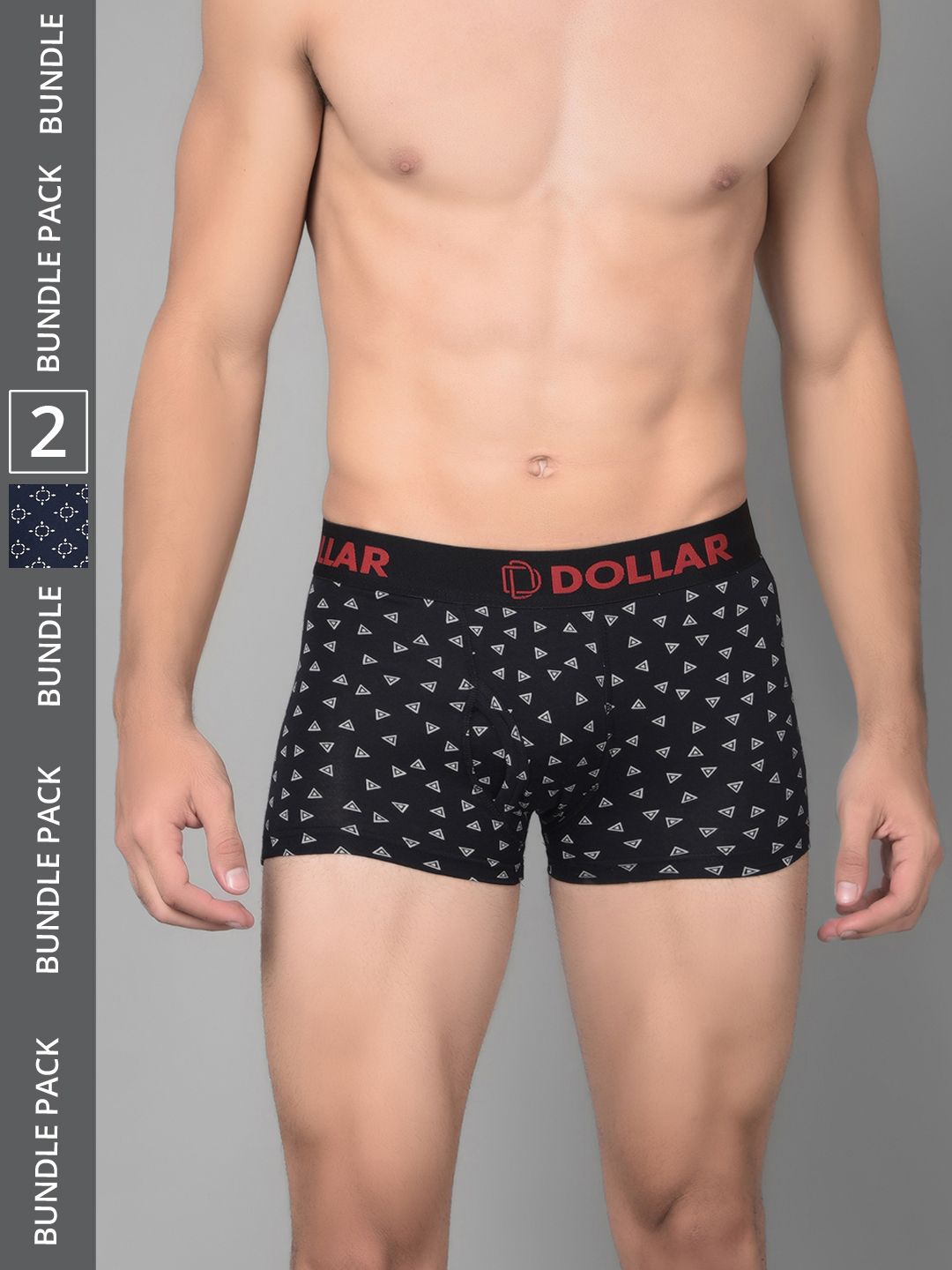 dollar bigboss Pack of 2 Cotton Shuffle Intellisoft Cotton Spandex Printed Men Trunk-picture-20