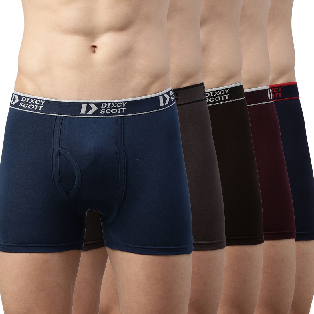 Pack of 5 Solid Men Trunk